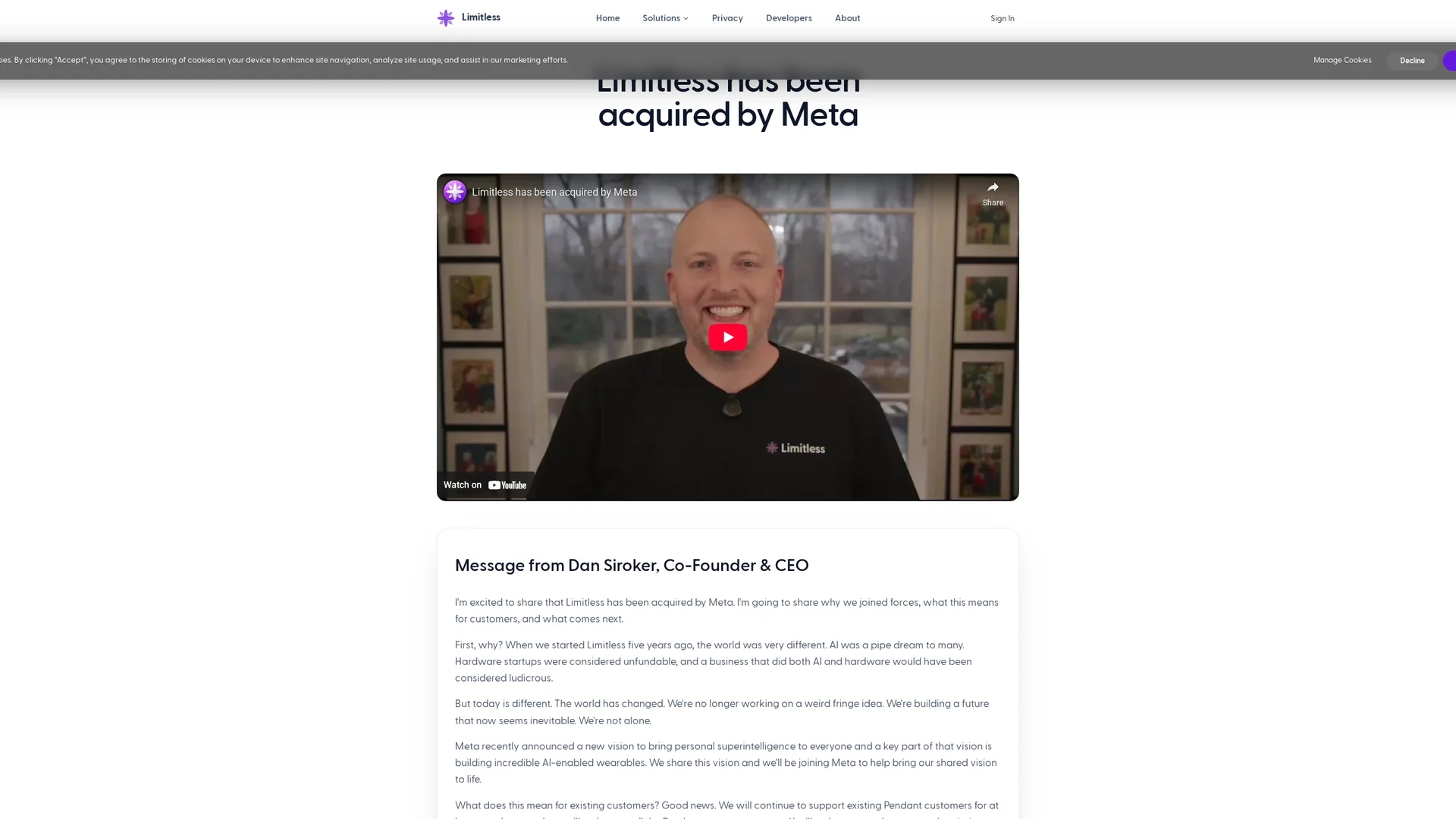 rewind-ai homepage