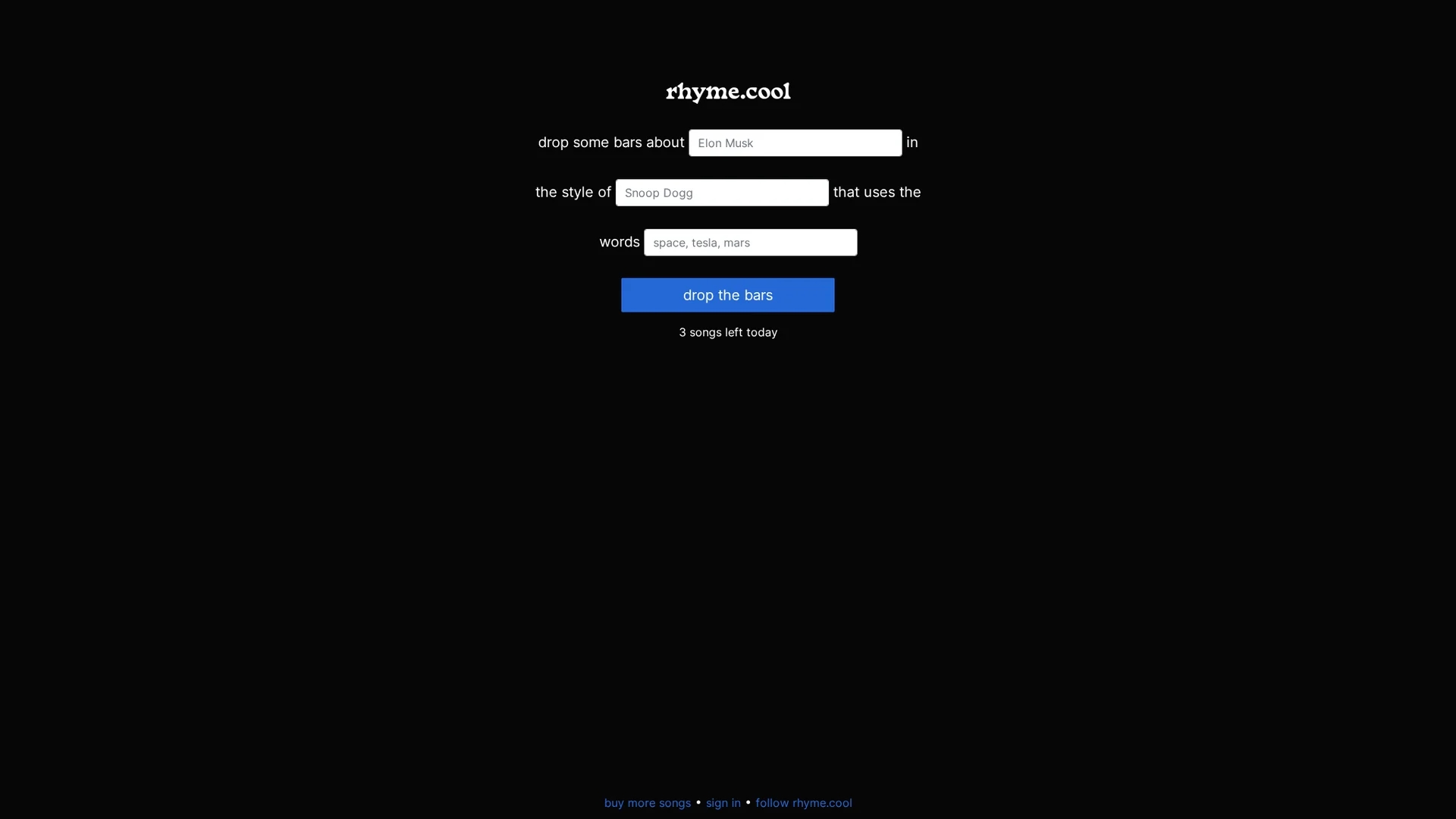 rhyme-cool homepage