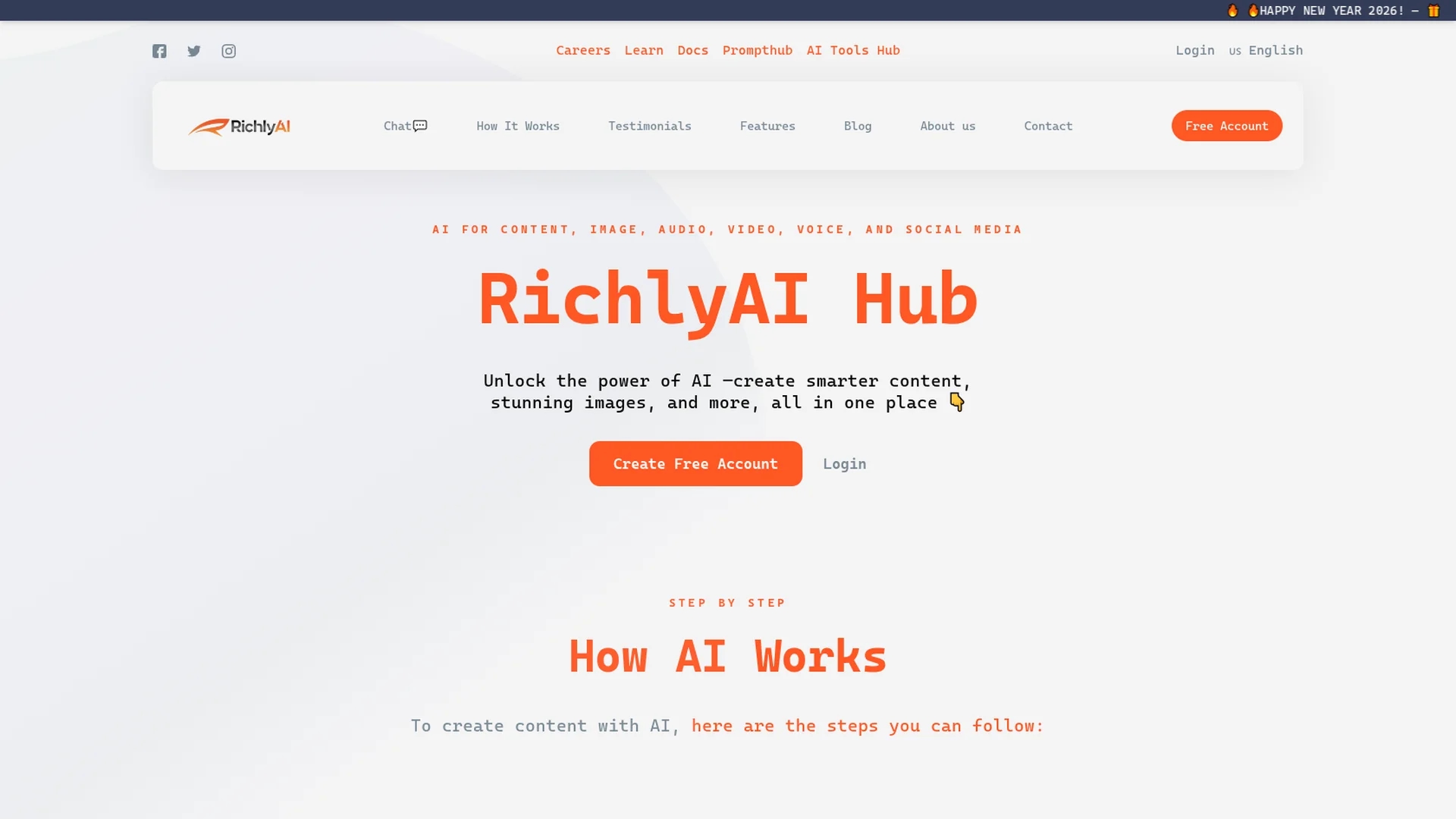 richlyai homepage