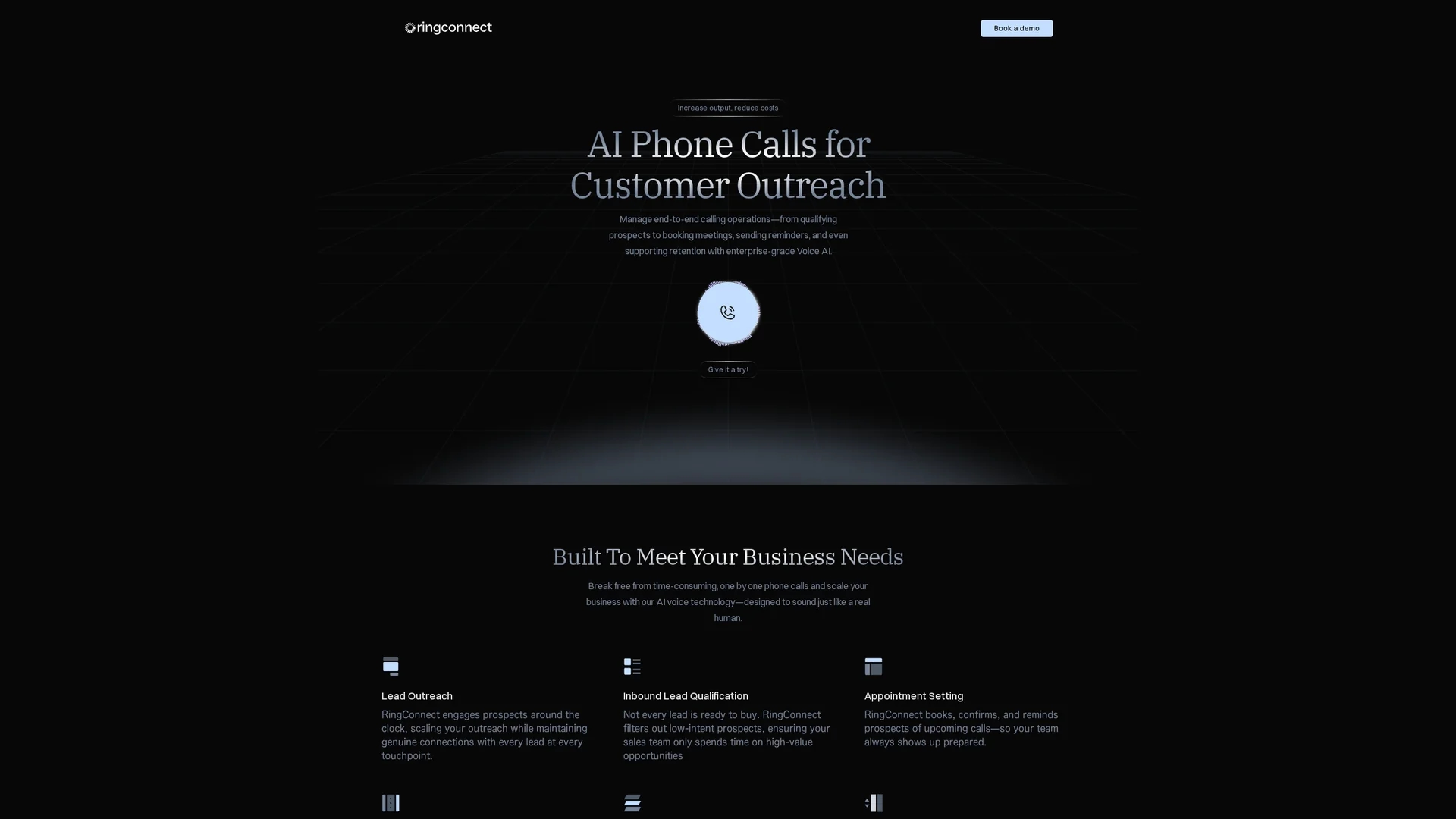 ringconnect homepage