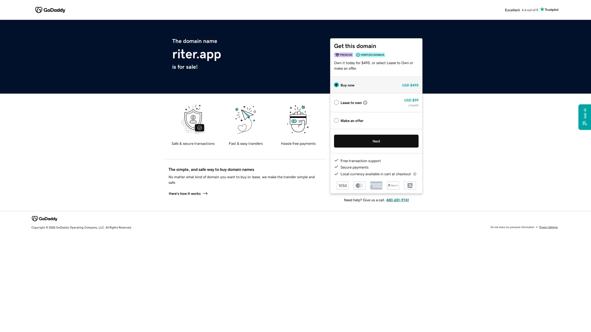 riter-app homepage
