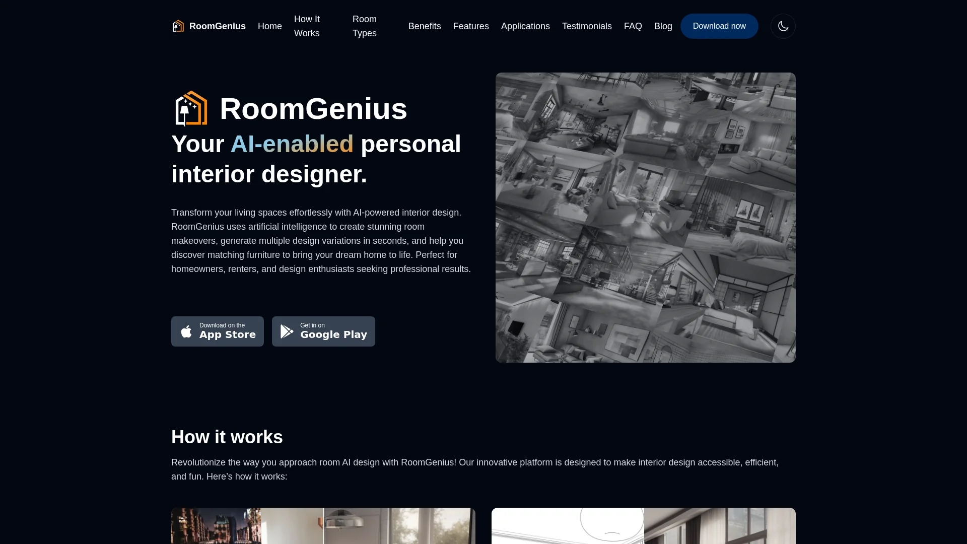 roomgenius homepage