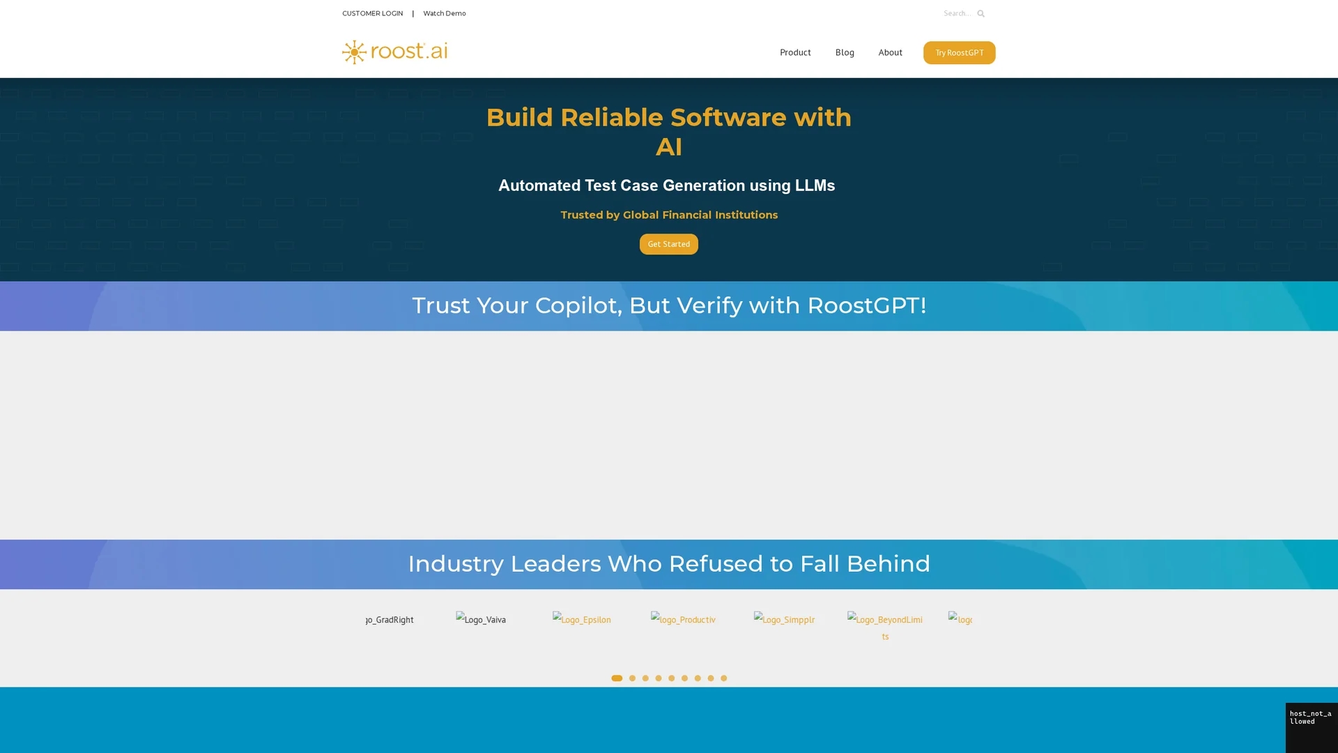 roost-ai homepage