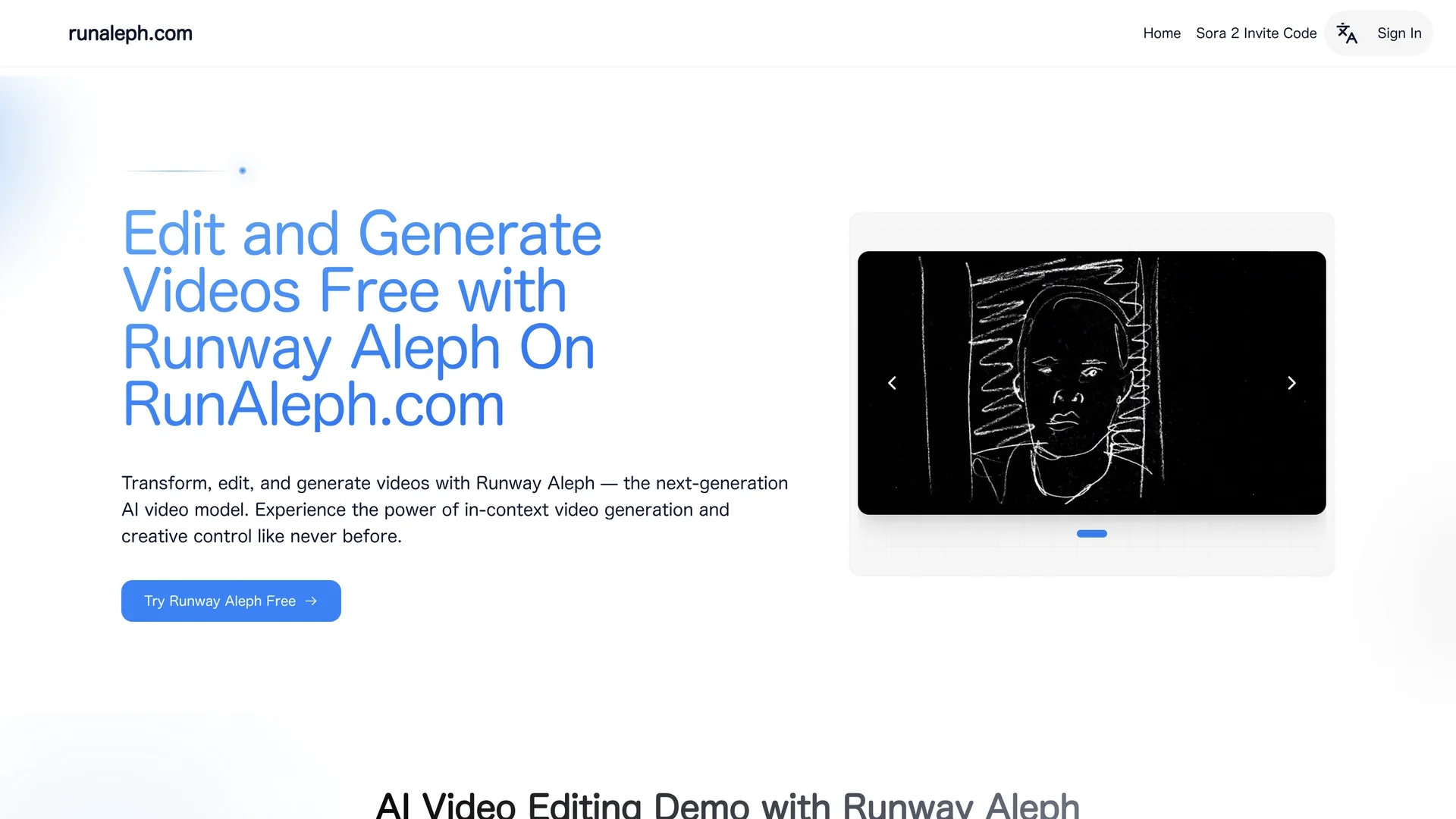 runaleph-com homepage