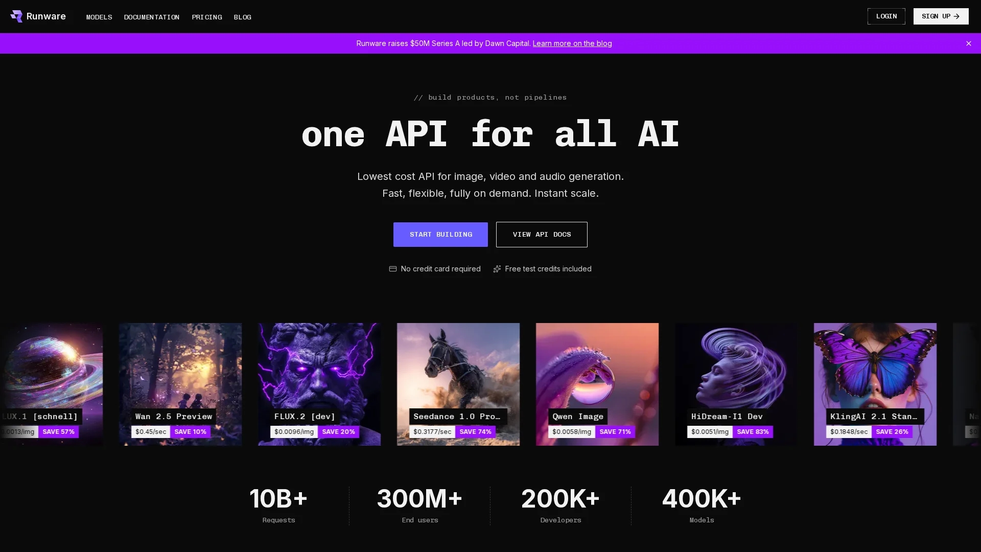 runware homepage