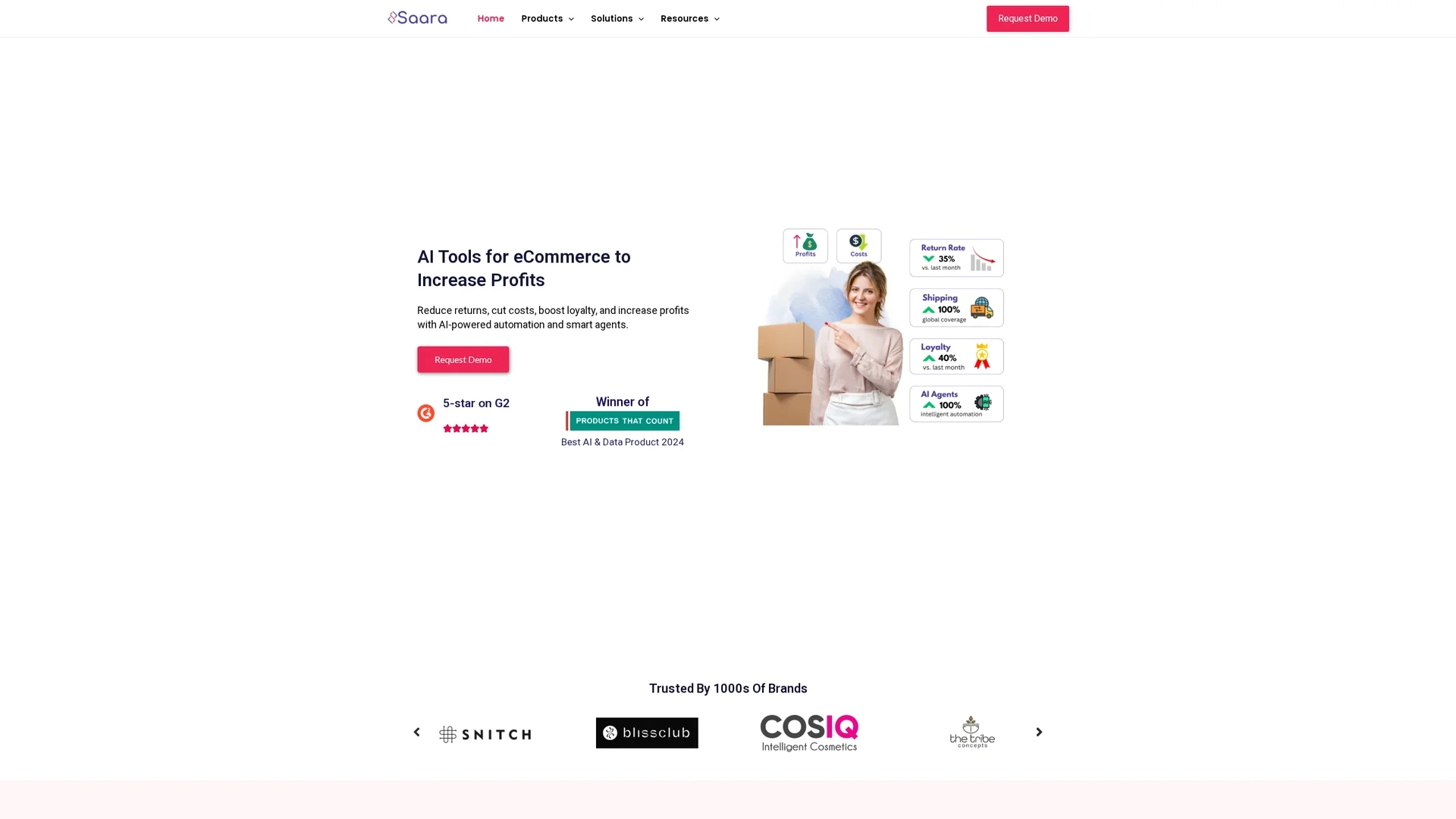 saara.io homepage