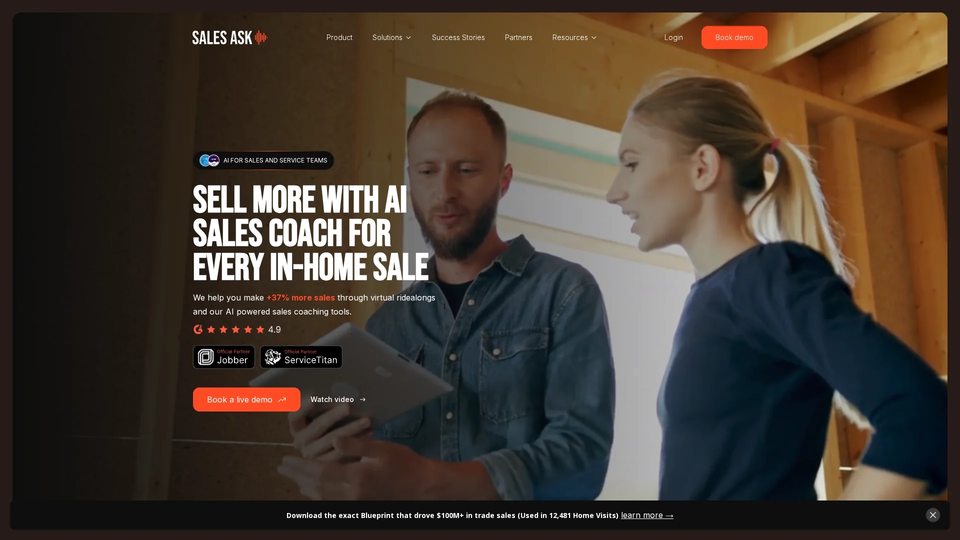 sales-ask homepage