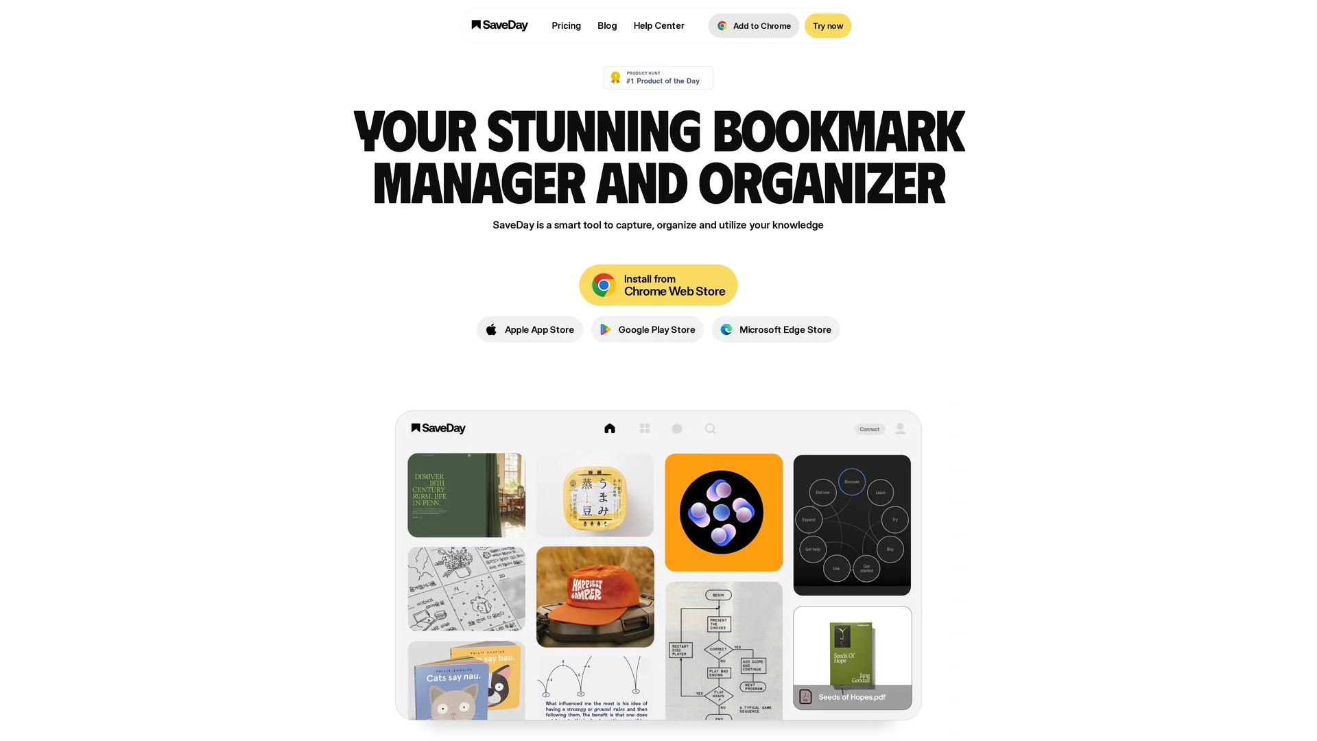 saveday homepage