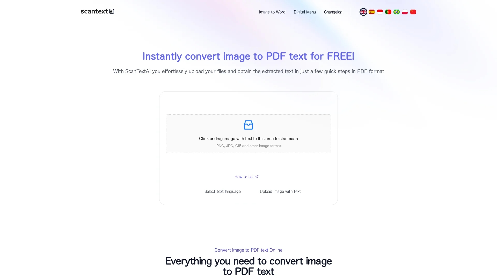 scantextai homepage