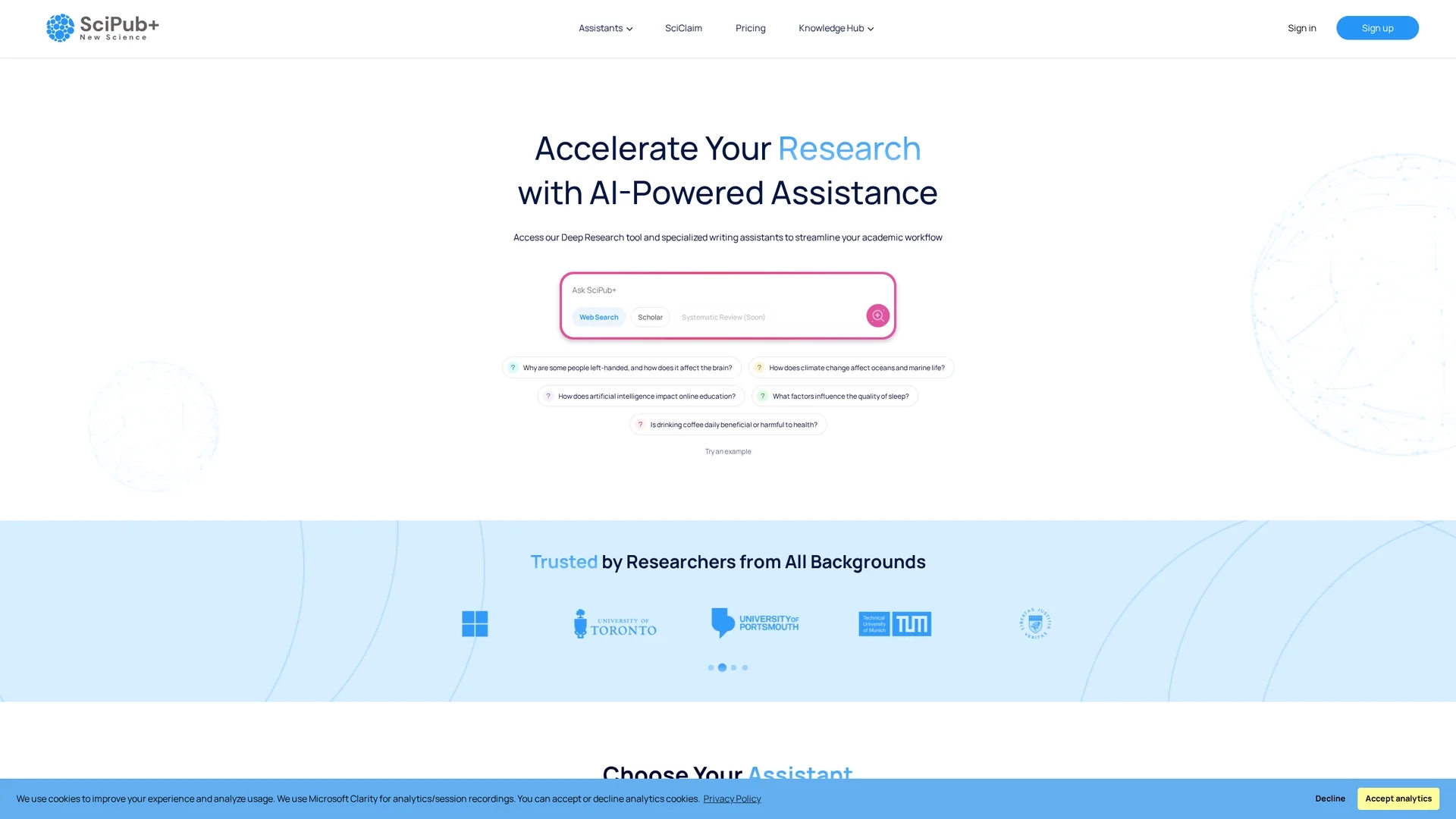 scipub homepage