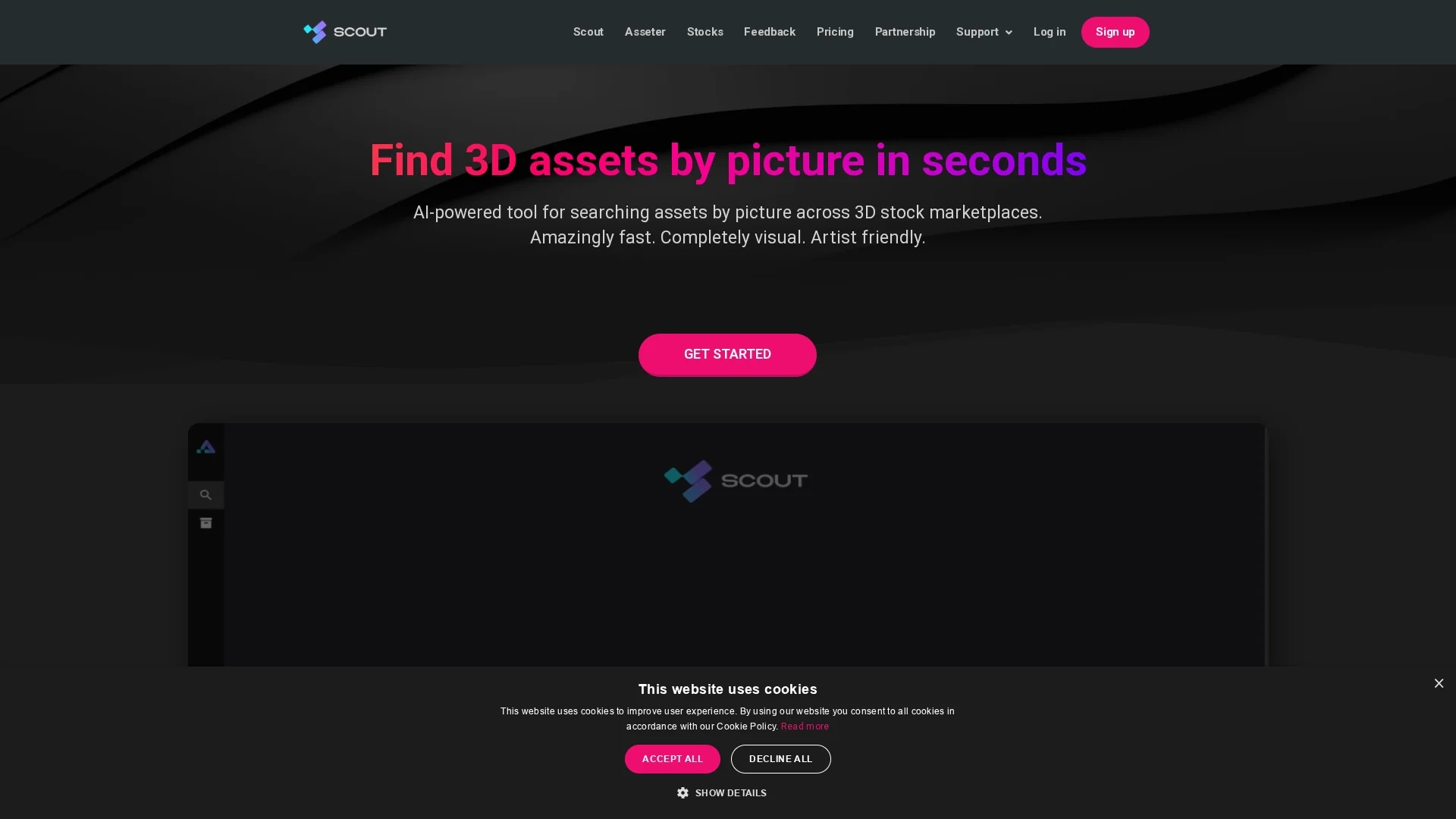 scout-by-asseter-ai homepage