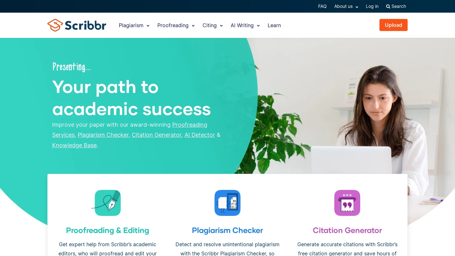 scribbr-com homepage