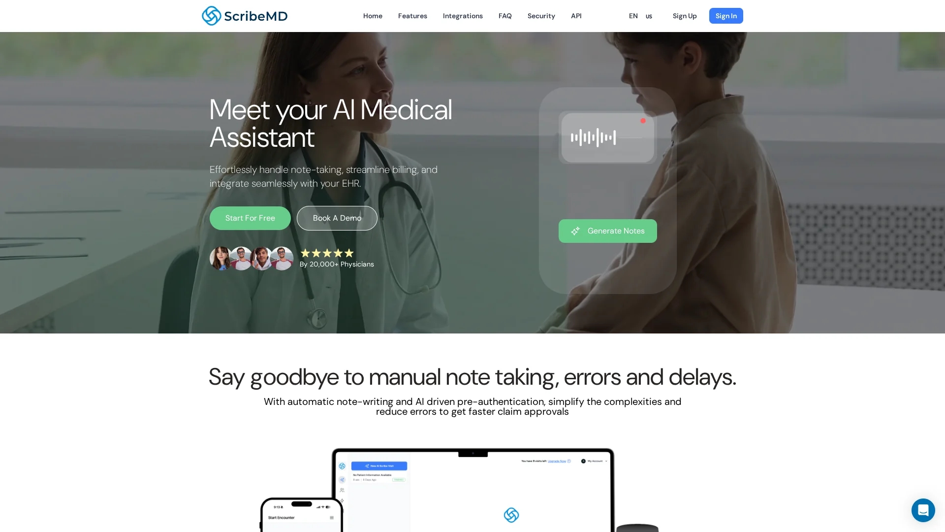 scribemd homepage