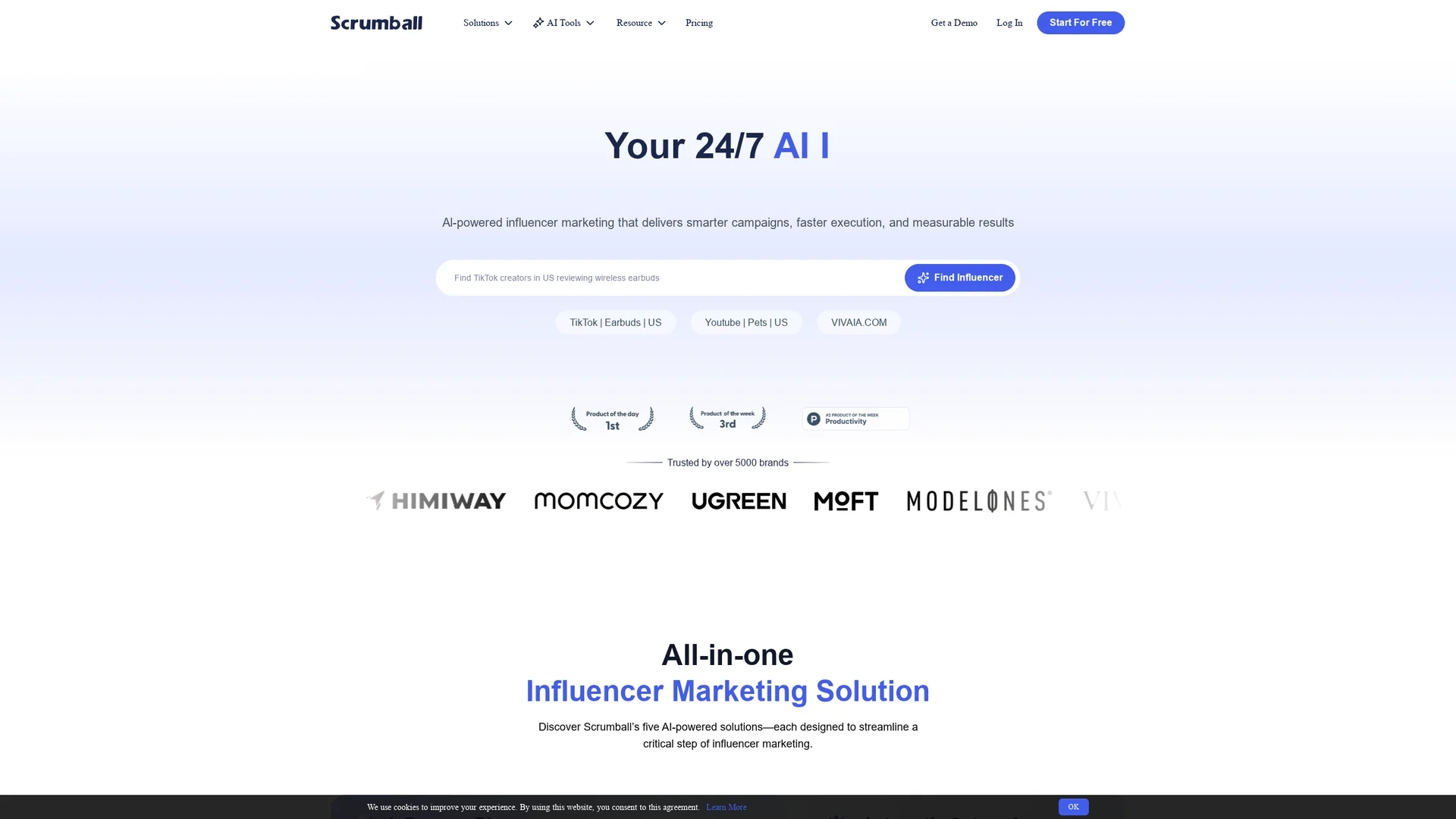 scrumball homepage