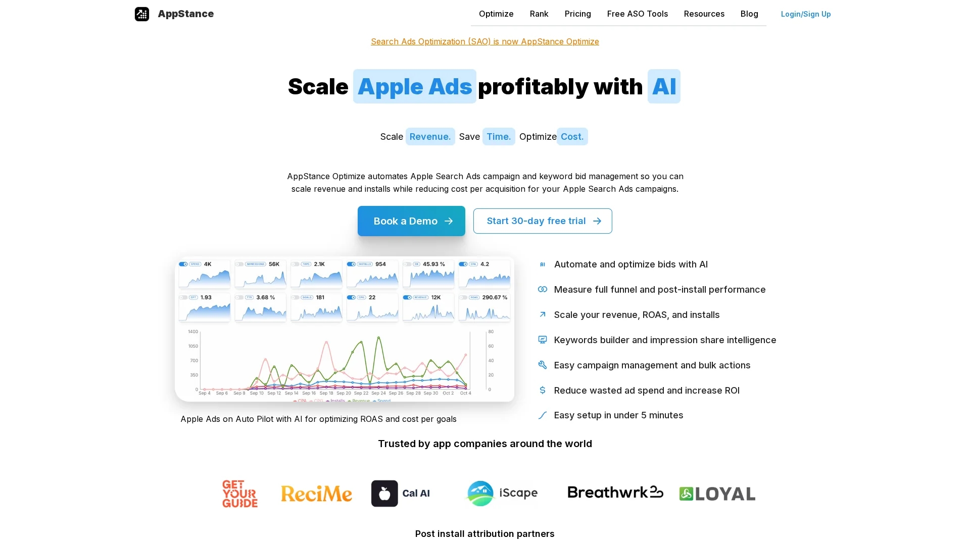 search-ads-optimization-ai homepage