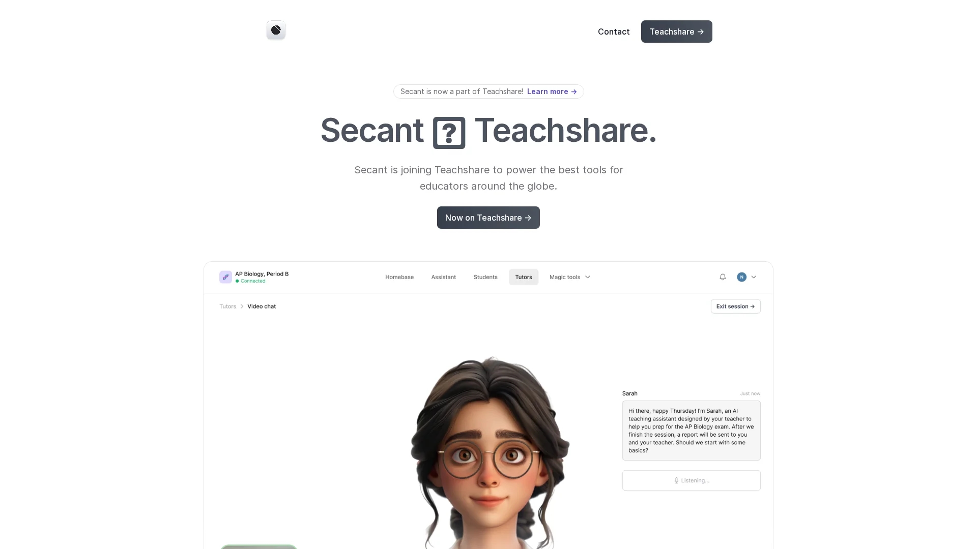 secant homepage