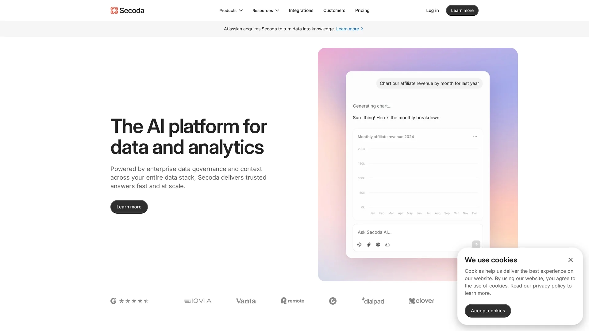 secoda-ai homepage