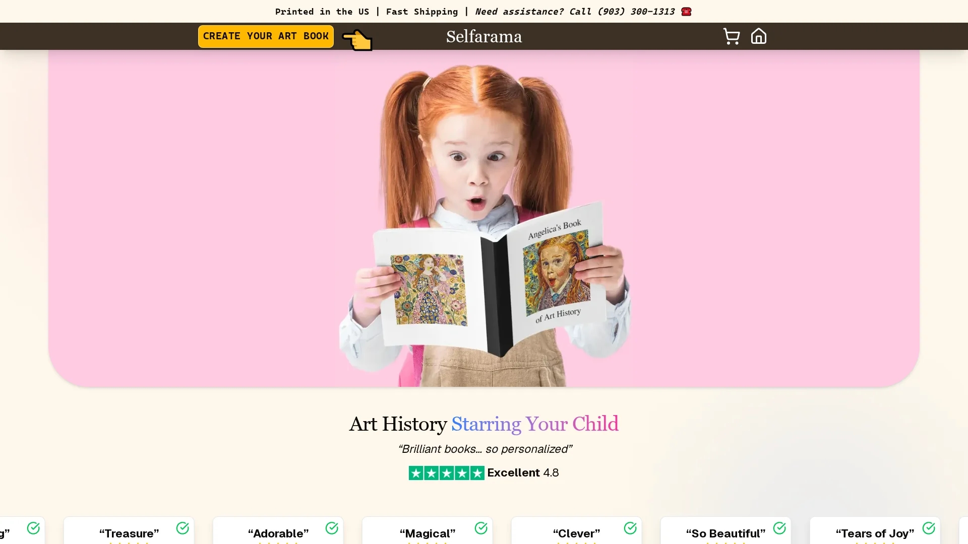 selfarama-books homepage