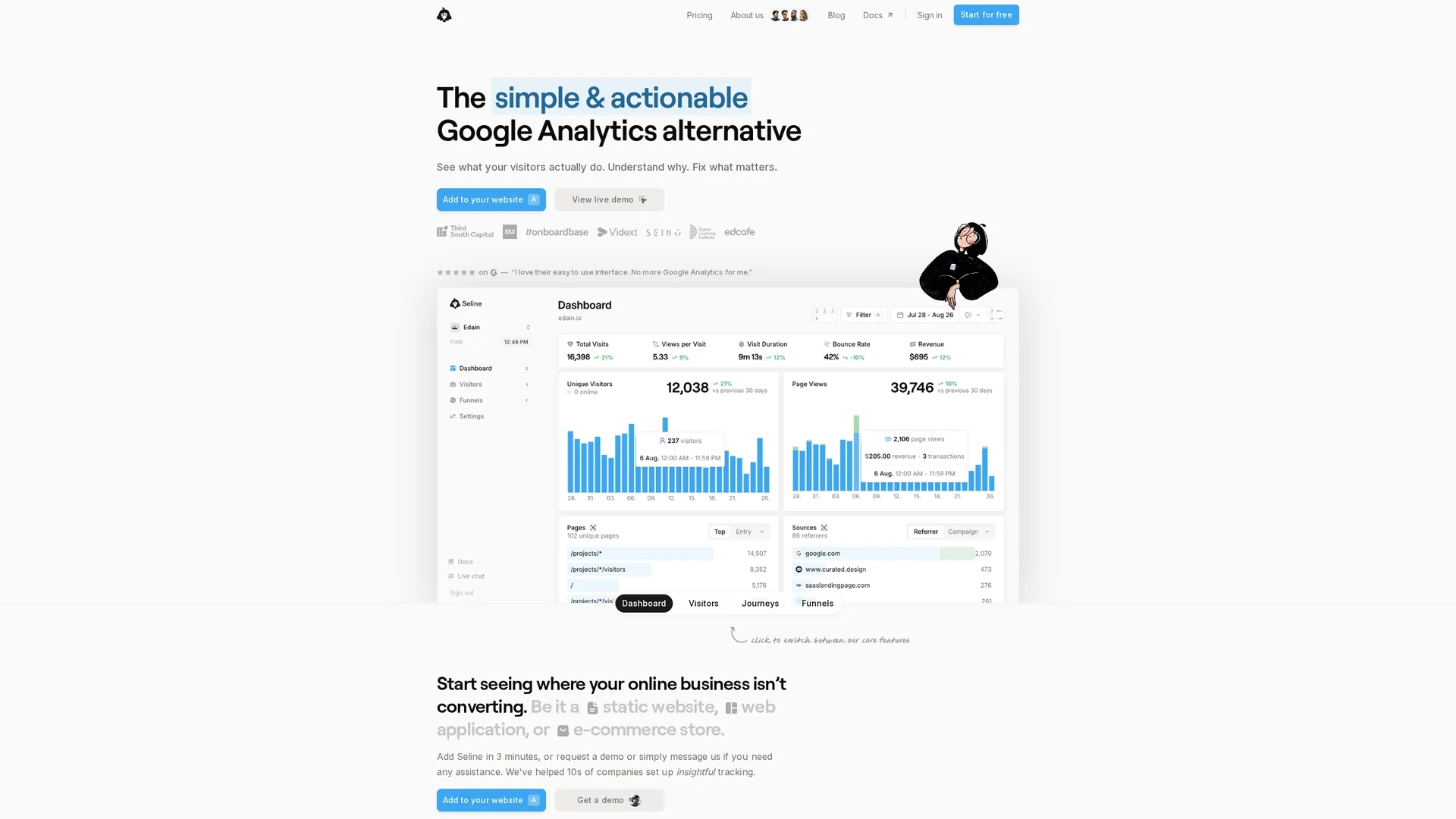 seline homepage