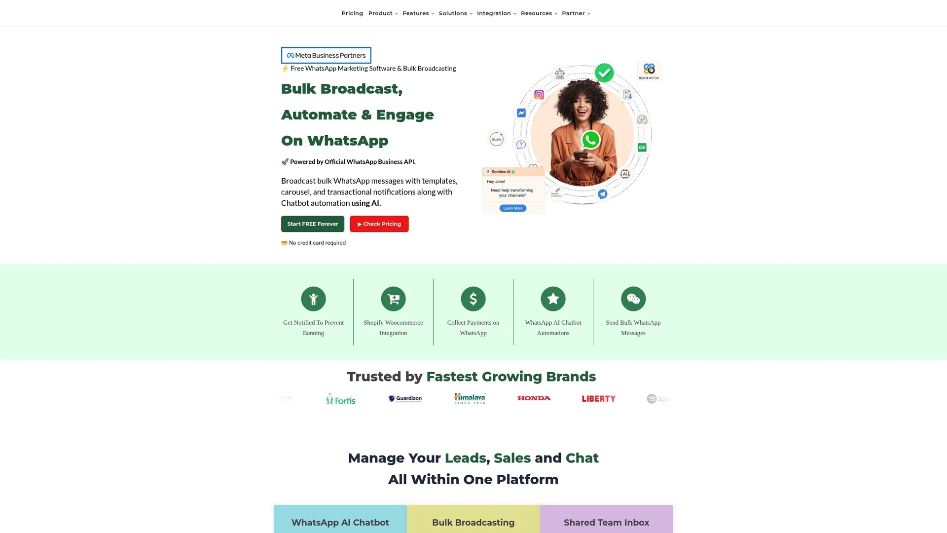 sendwo homepage