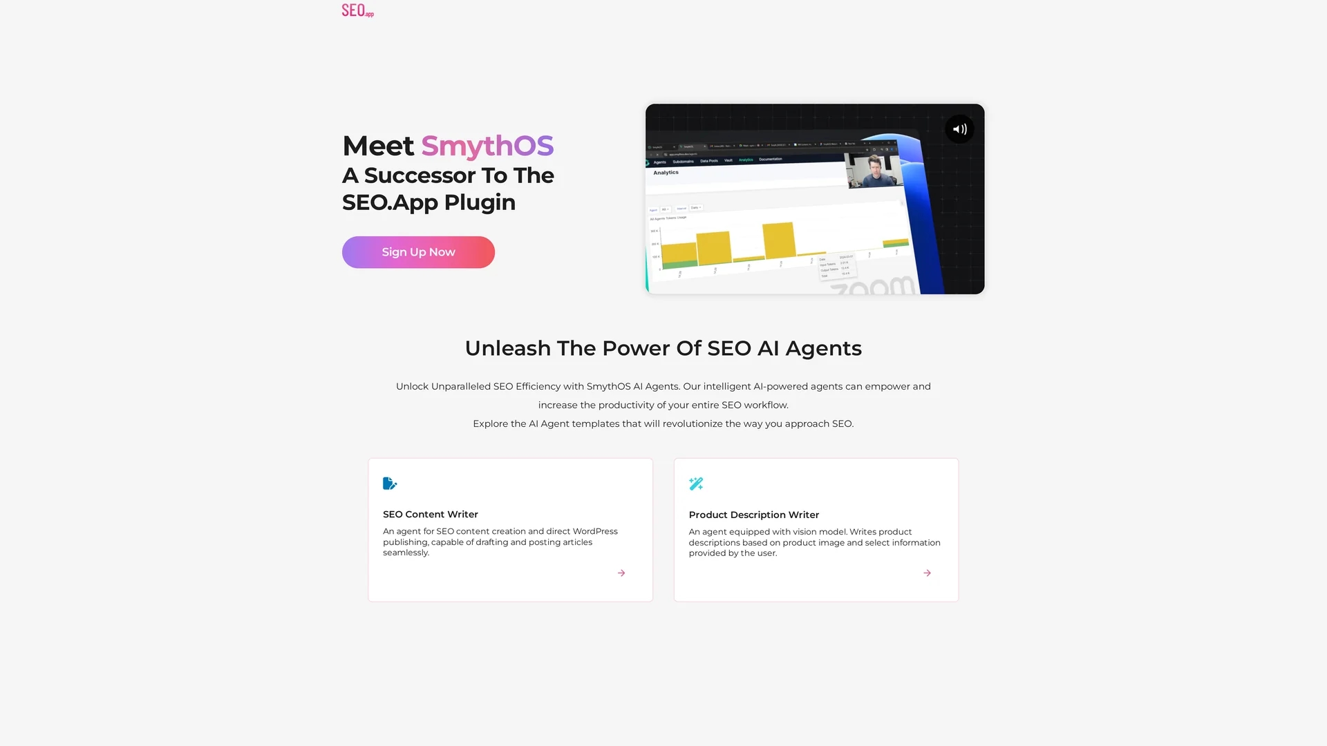 seo-app homepage