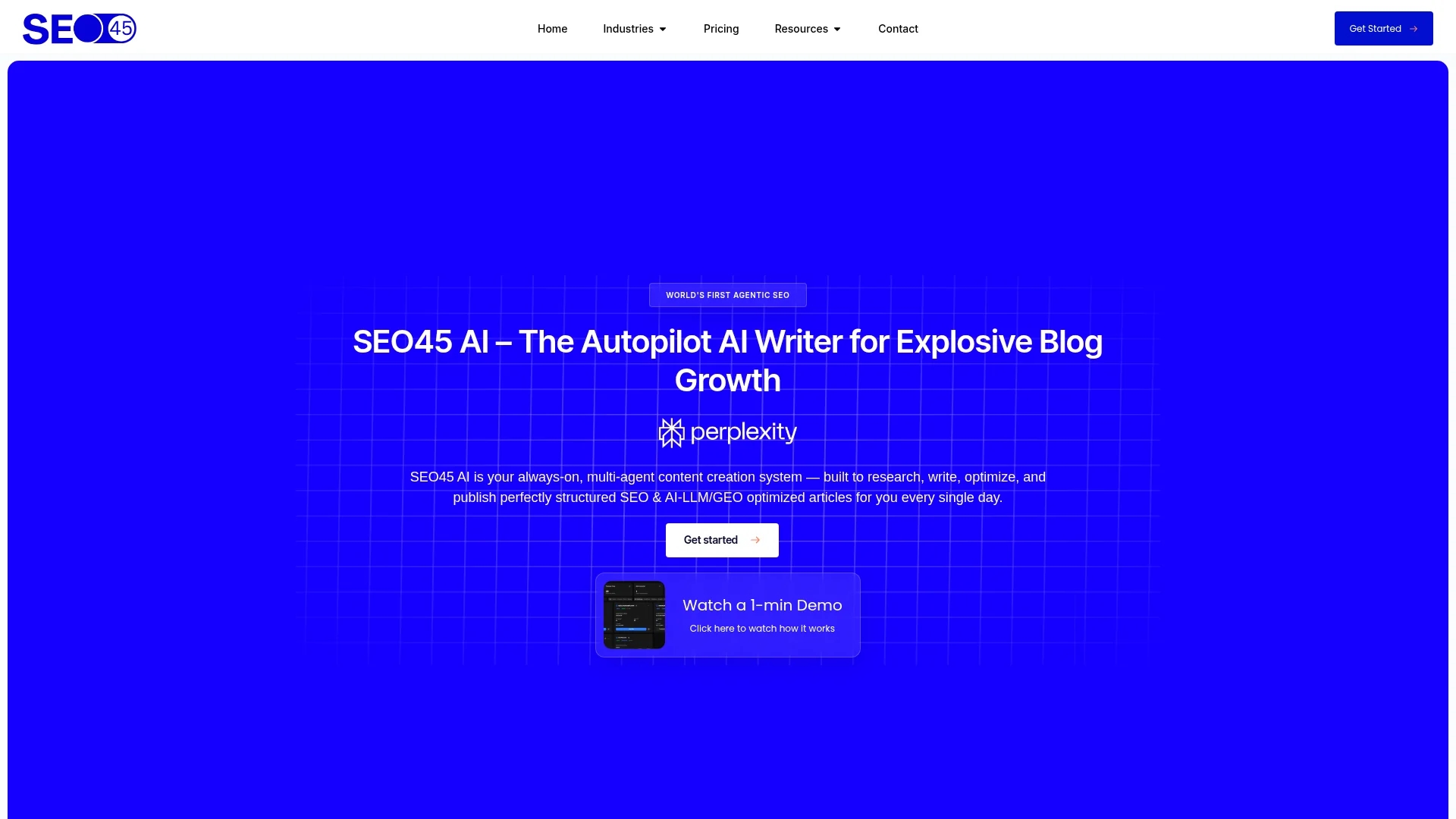seo45tm-ai homepage
