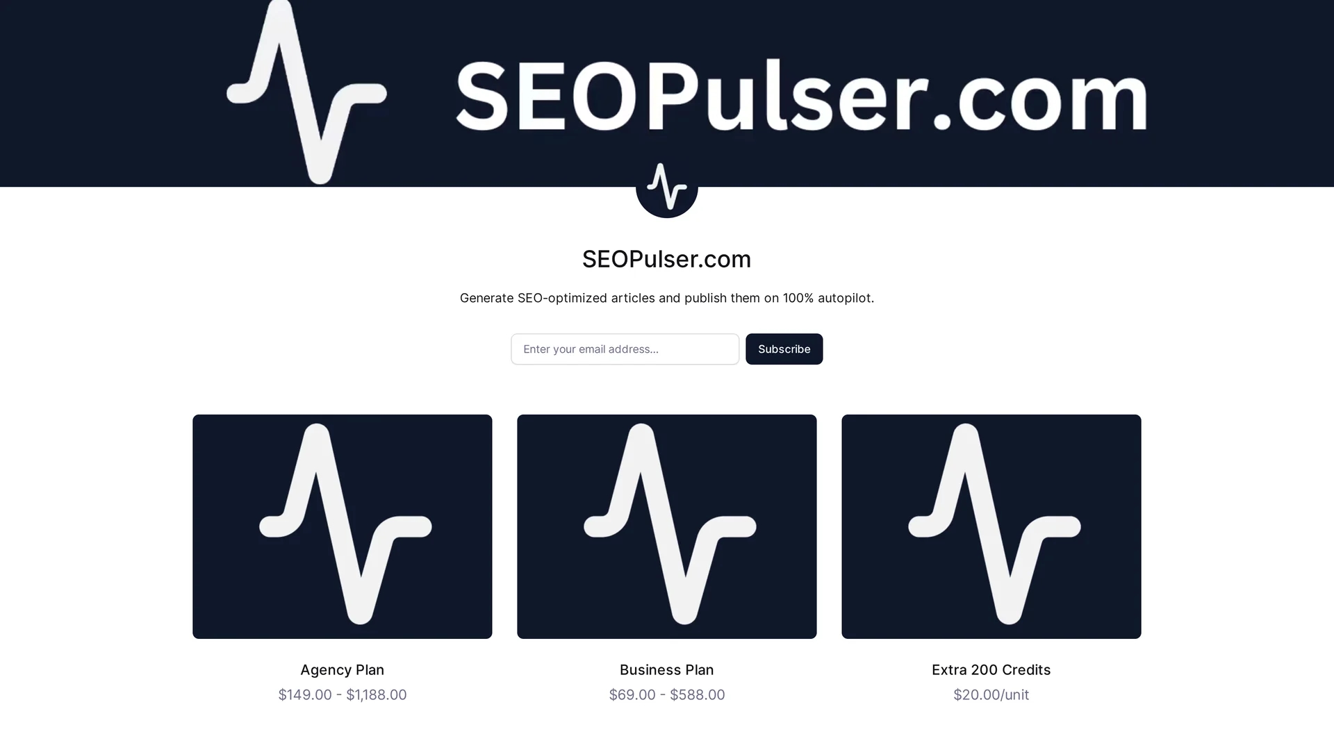 seopulser homepage