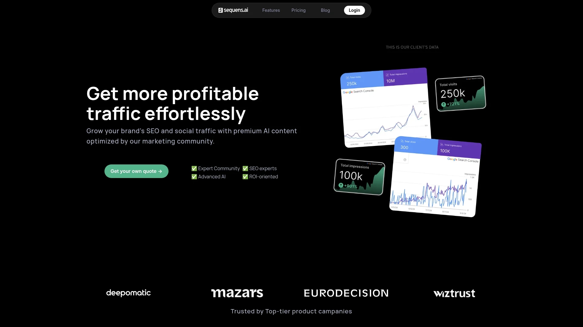 sequens-ai homepage