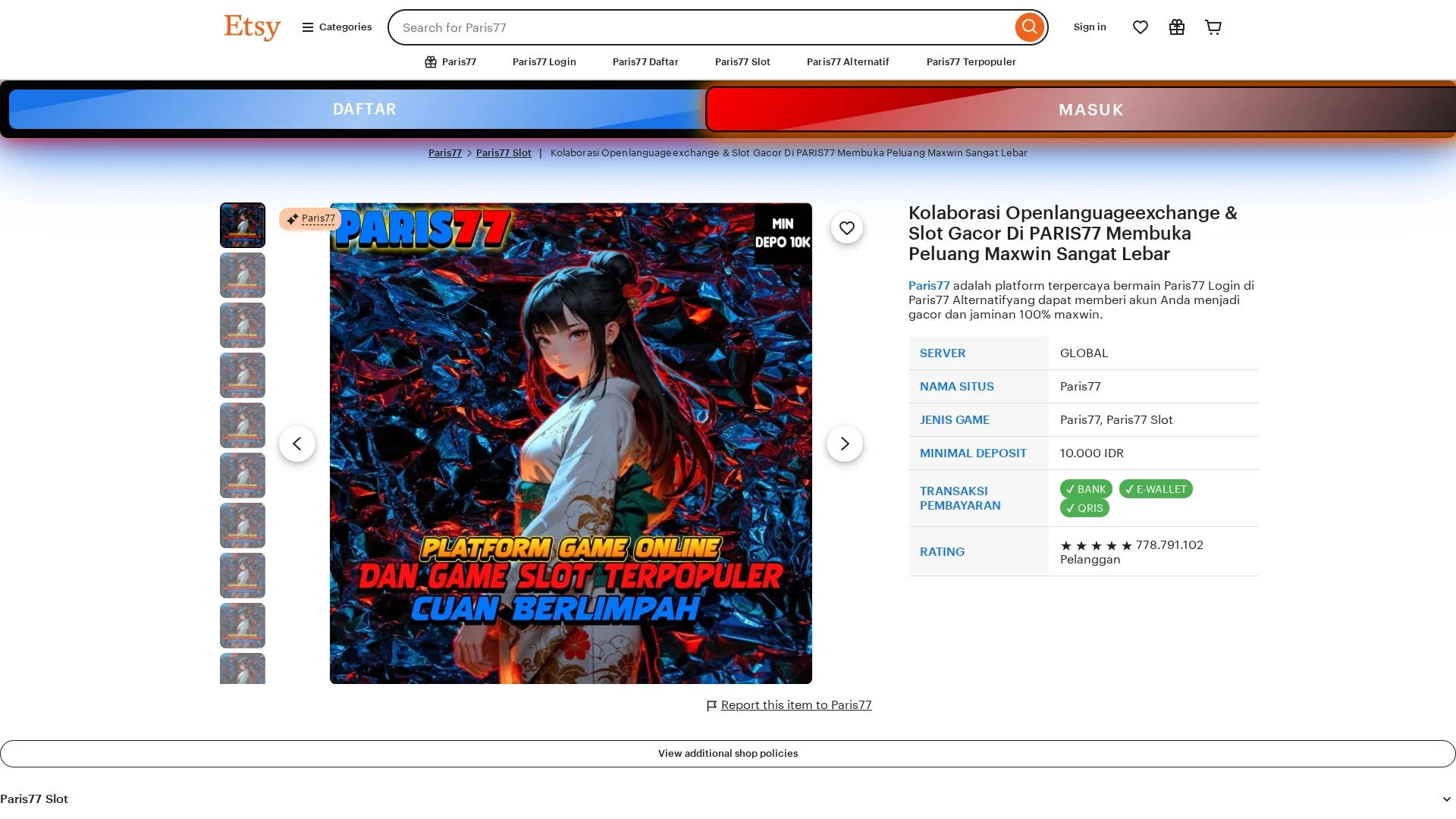 sessions homepage