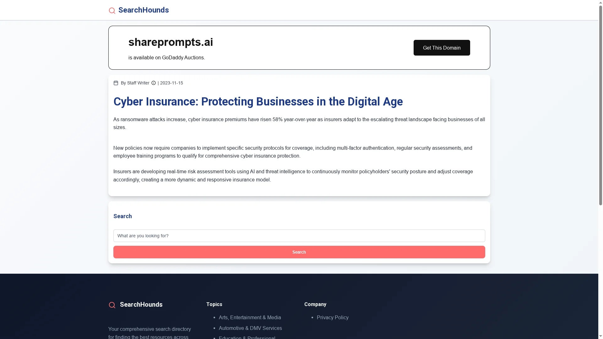 share-prompts homepage
