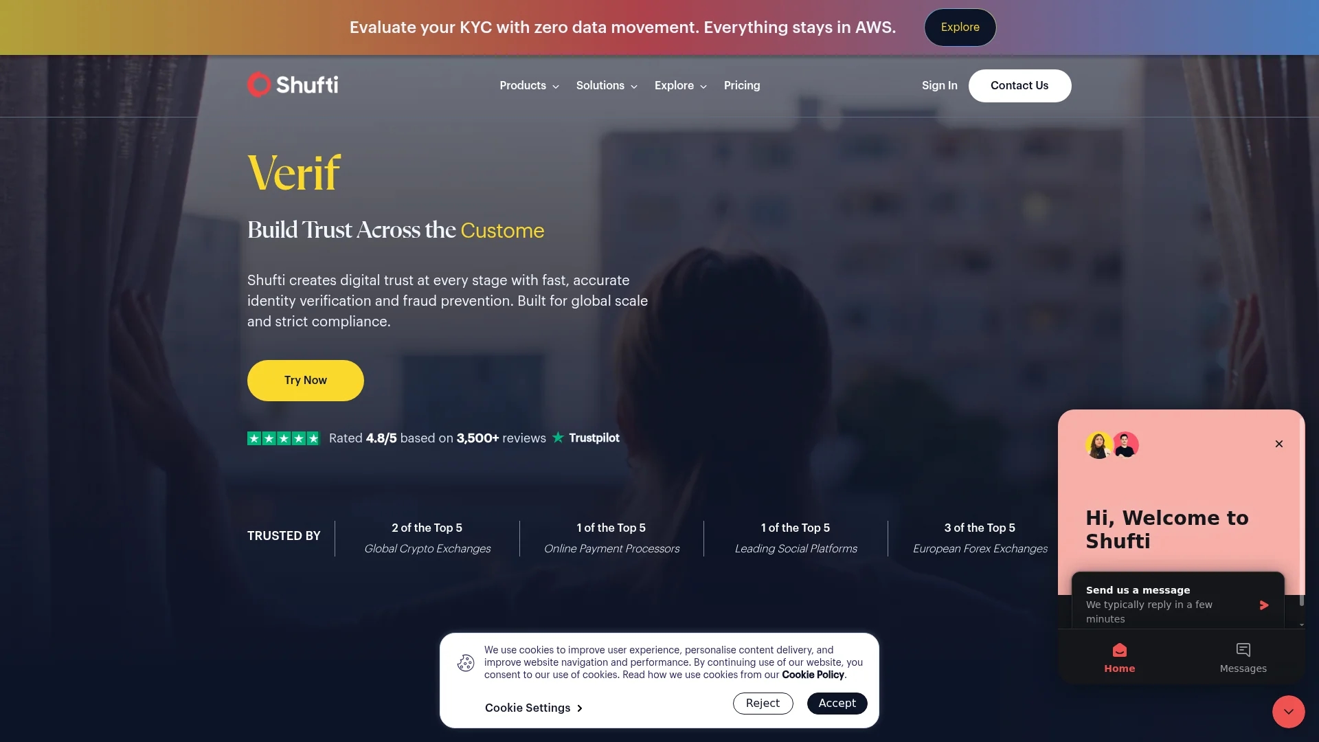 shufti-pro homepage