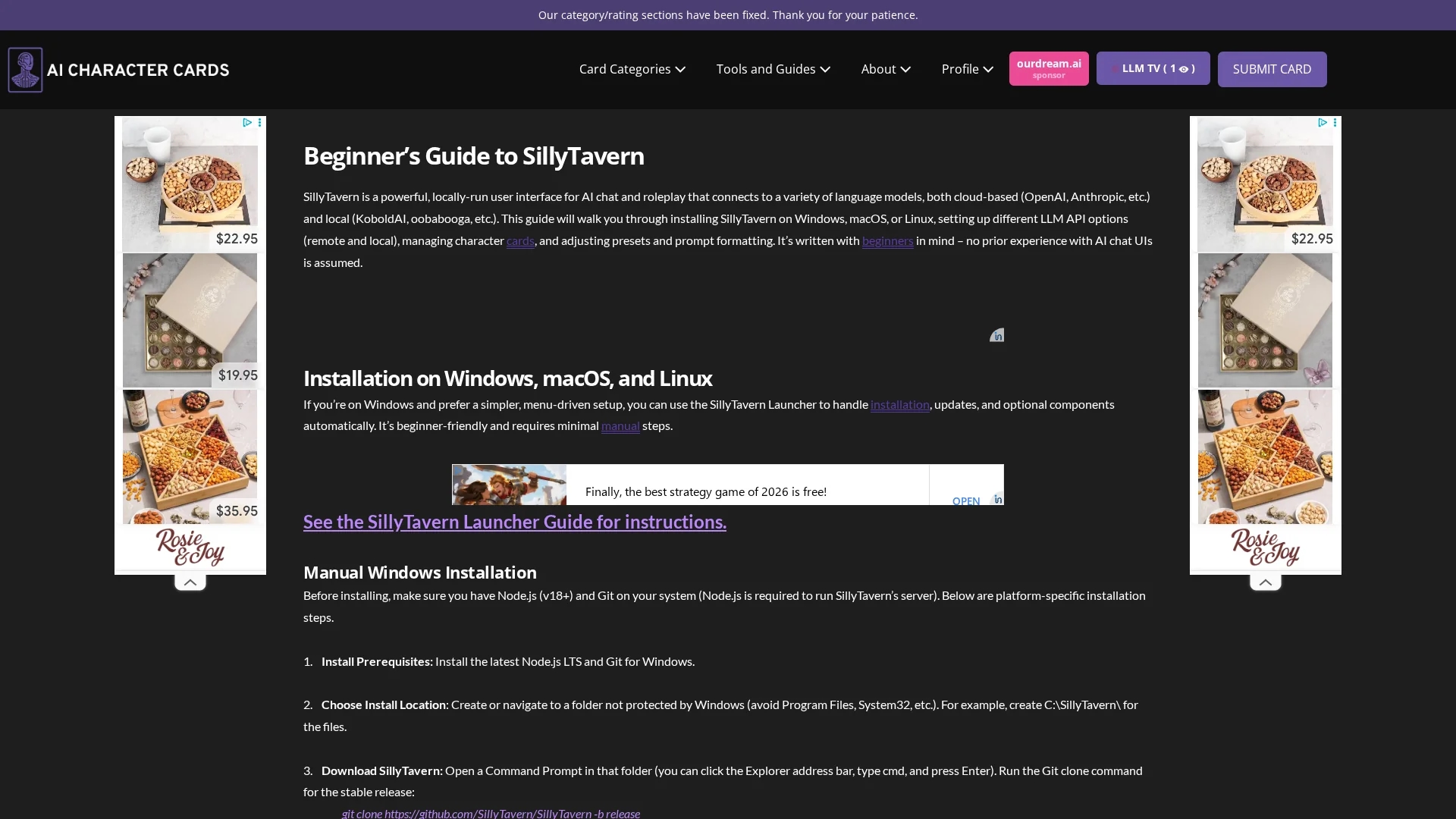 sillytavern homepage