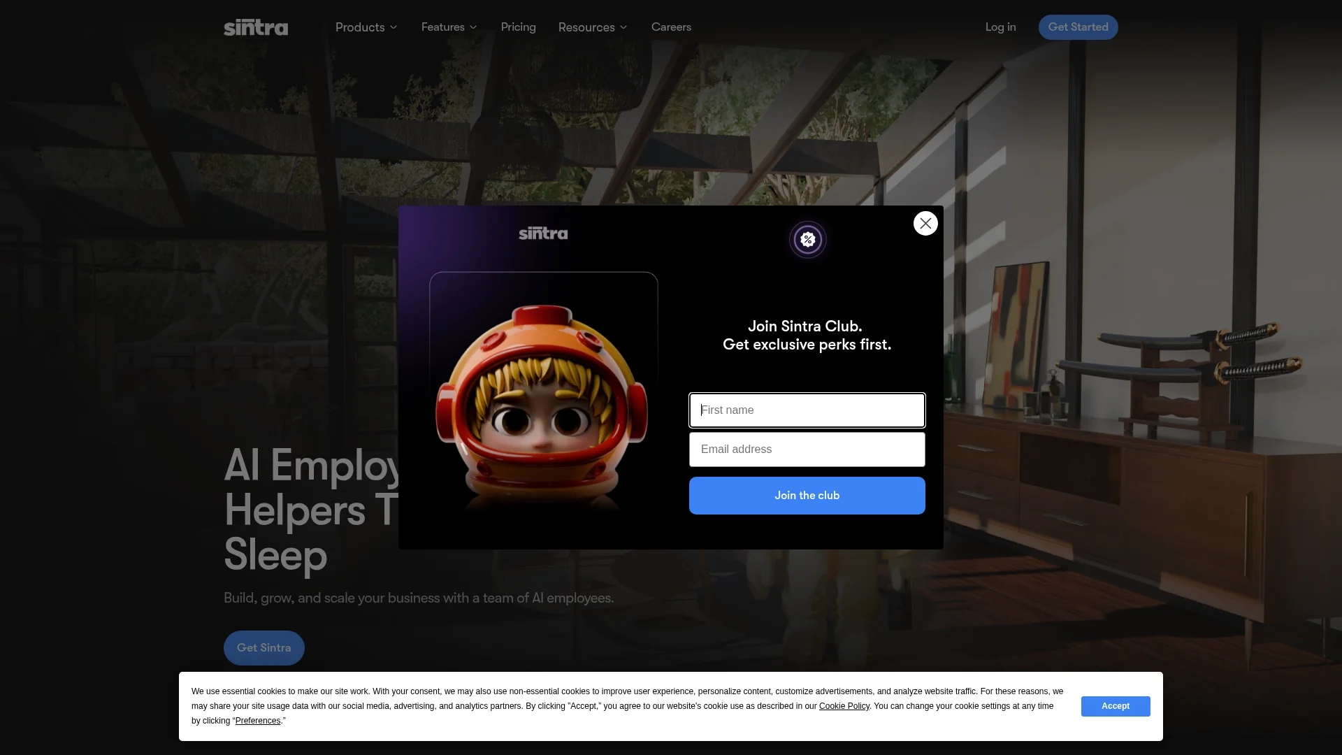 sintra-ai homepage