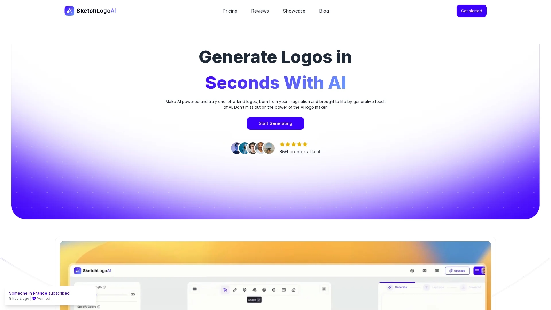 sketch-logo-ai homepage