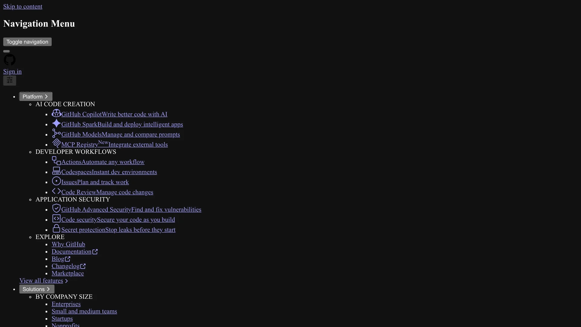 sketch homepage
