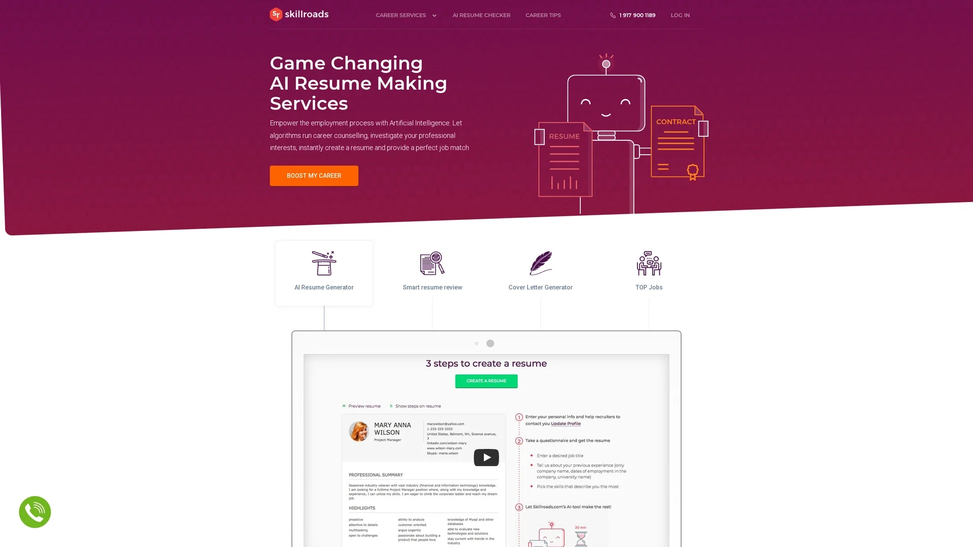 skillroads homepage