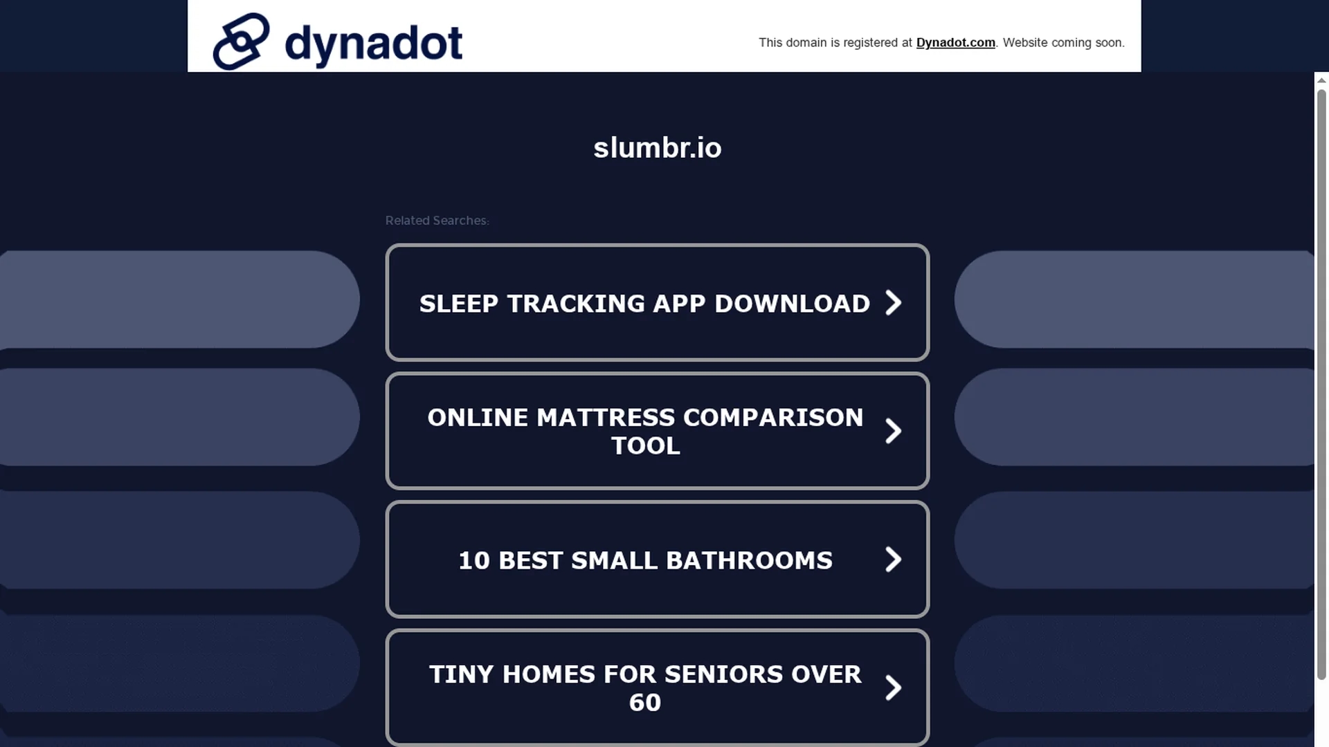 slumbr homepage