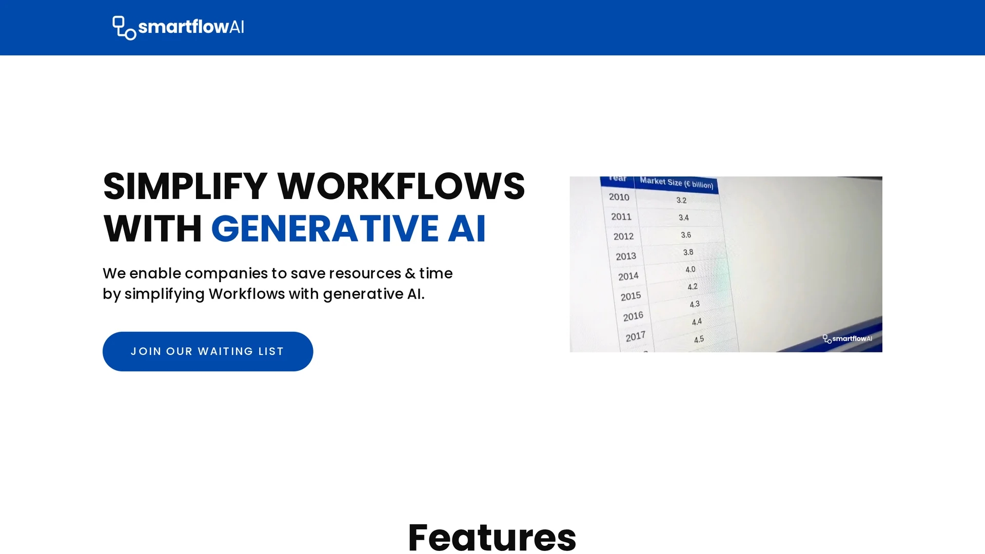 smartflowai homepage