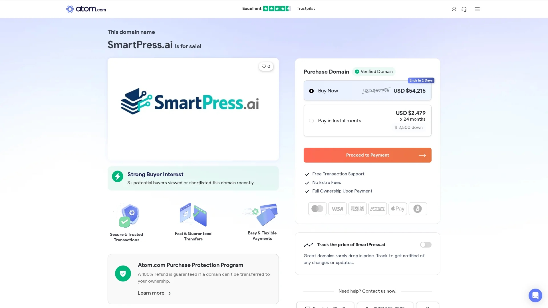 smartpress-ai homepage