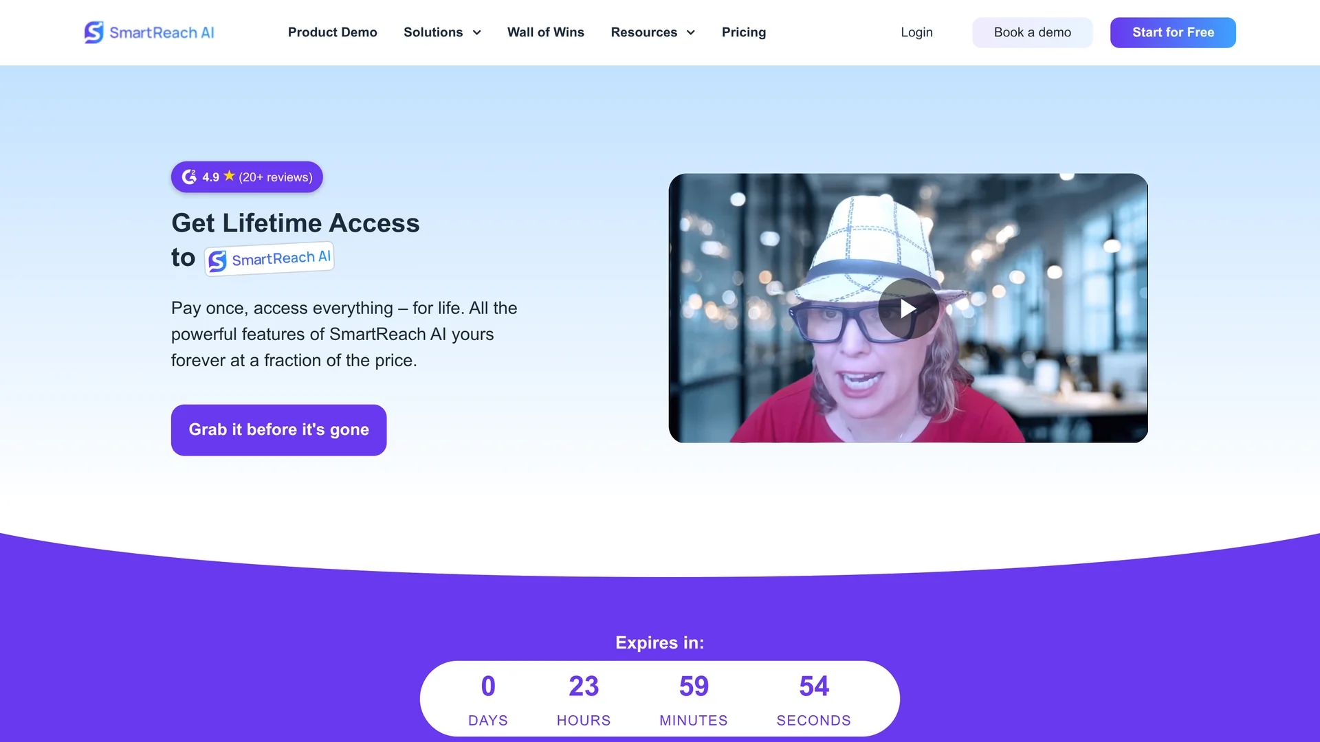 smartreach-ai homepage