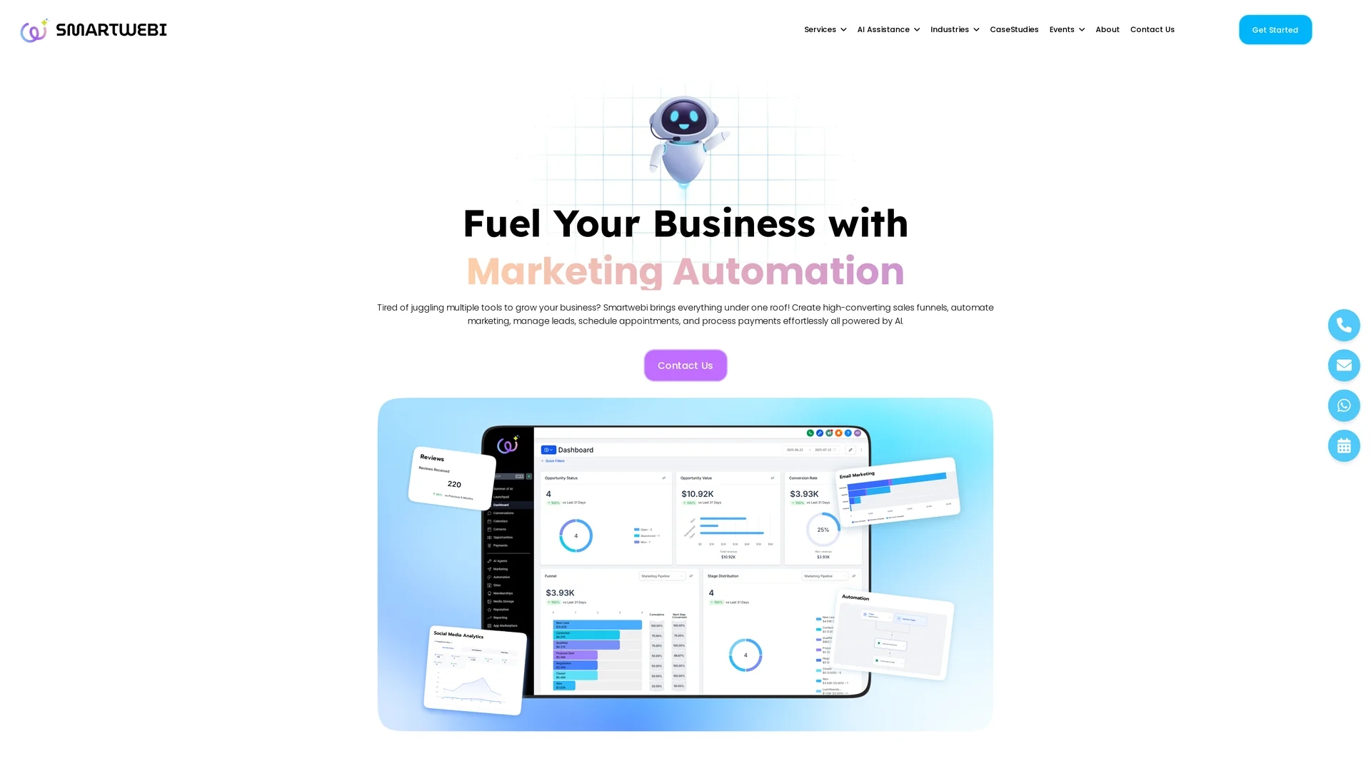 smartwebi homepage