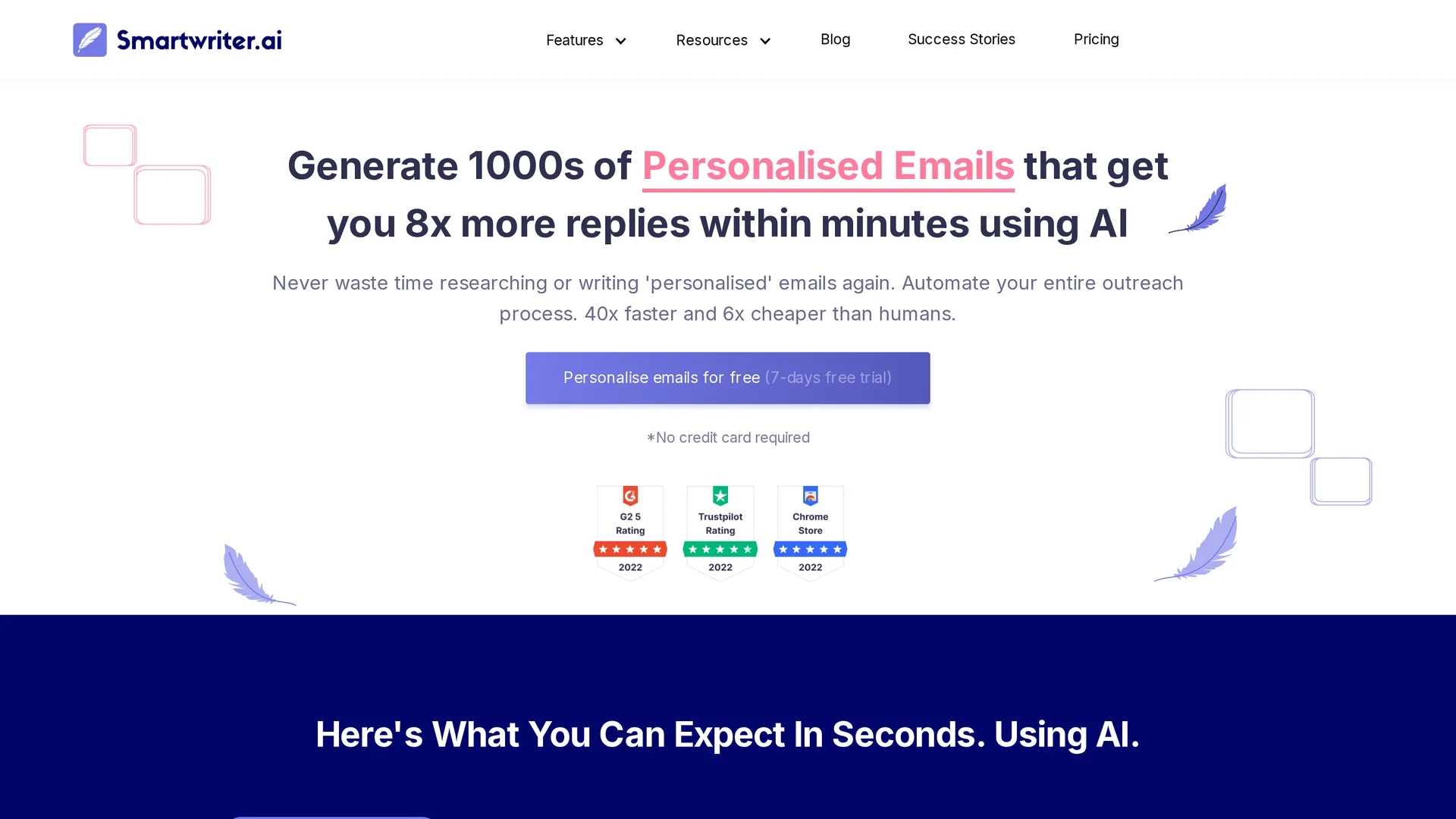 smartwriter homepage