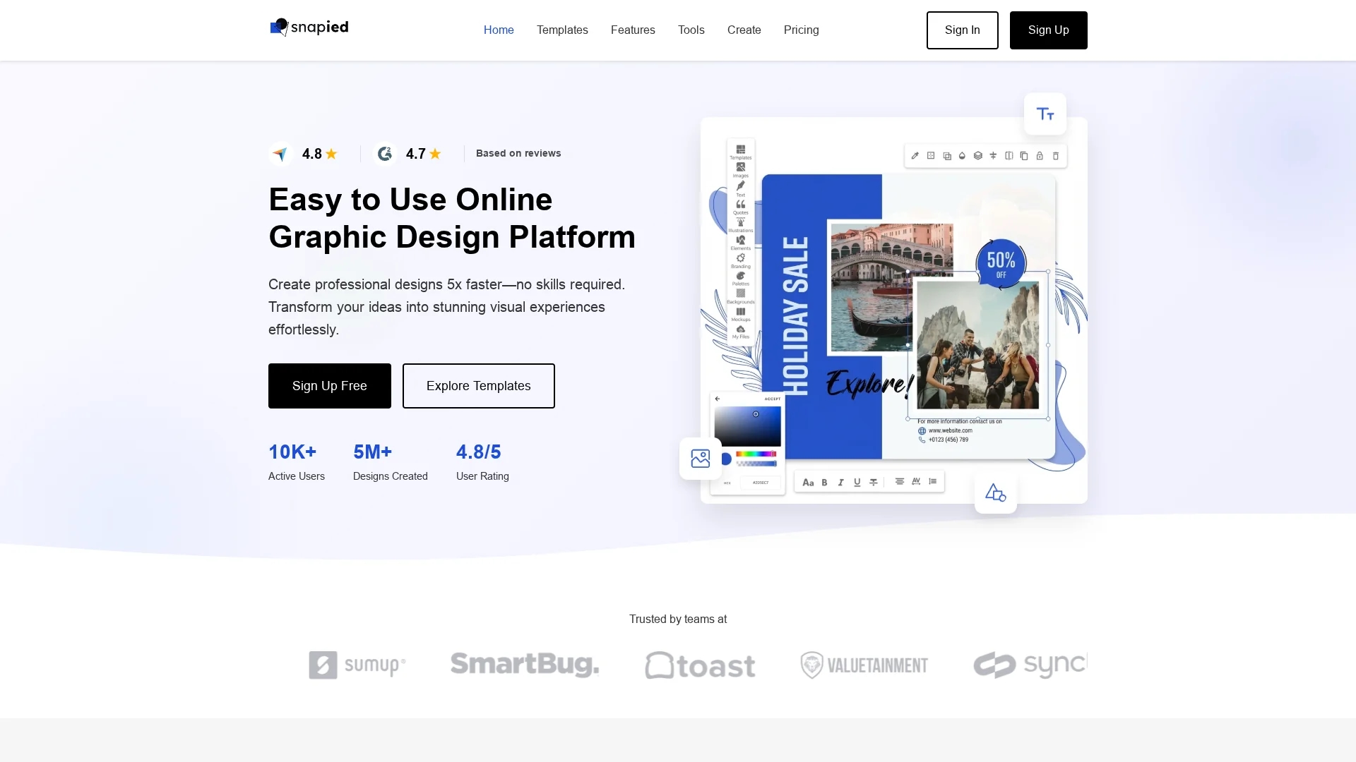 snapied homepage