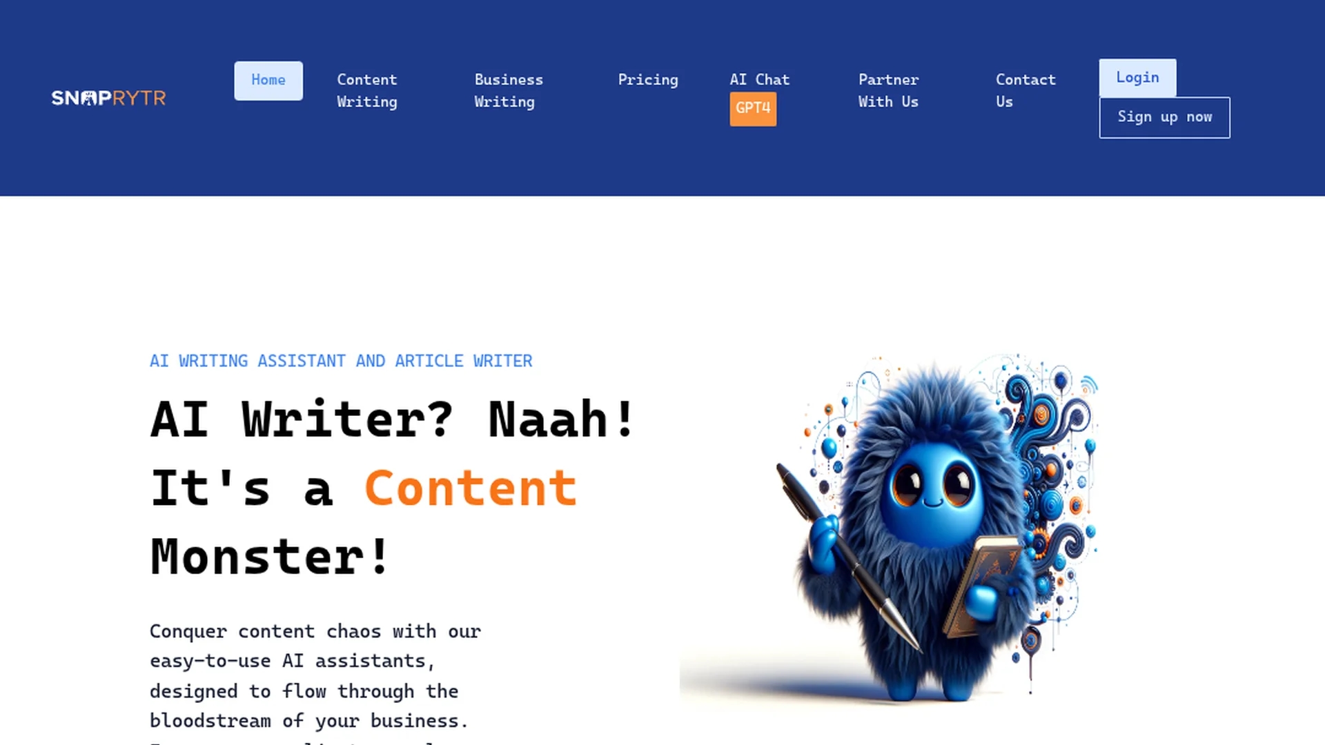 snaprytr homepage