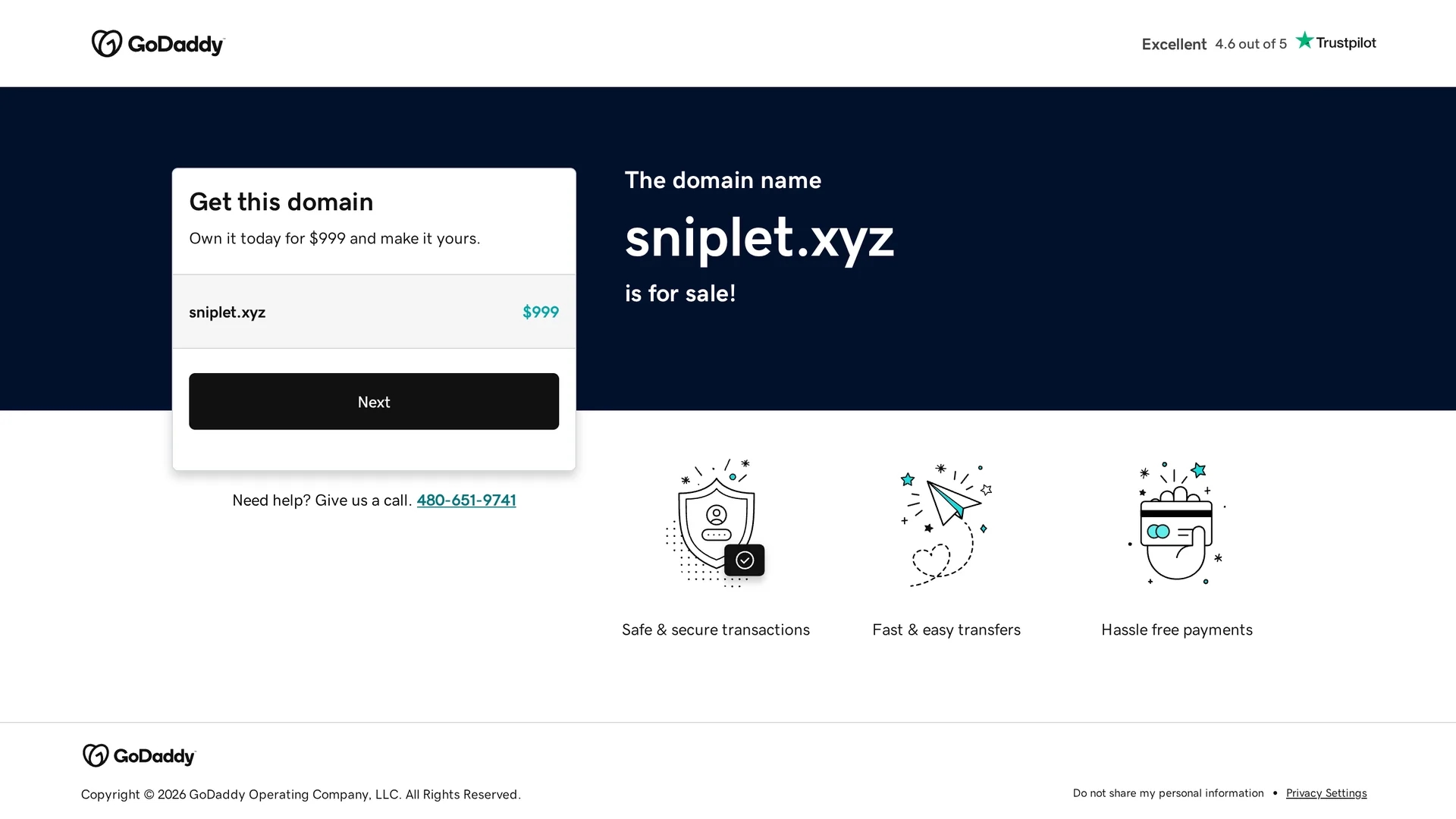 sniplet homepage