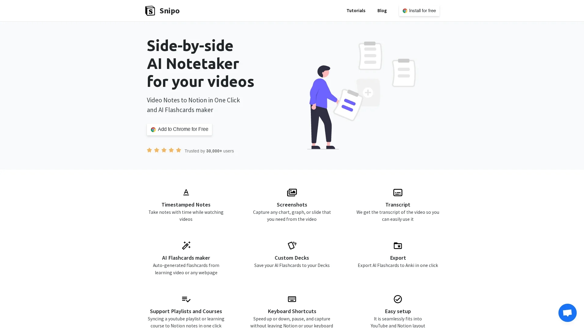snipo homepage
