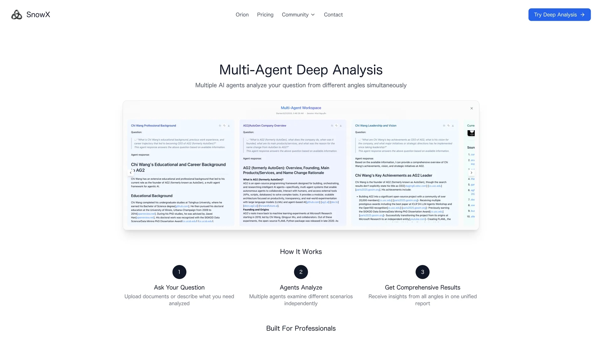 snowx-ai homepage