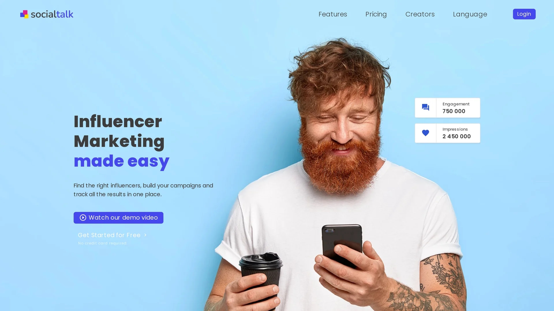 socialtalk homepage