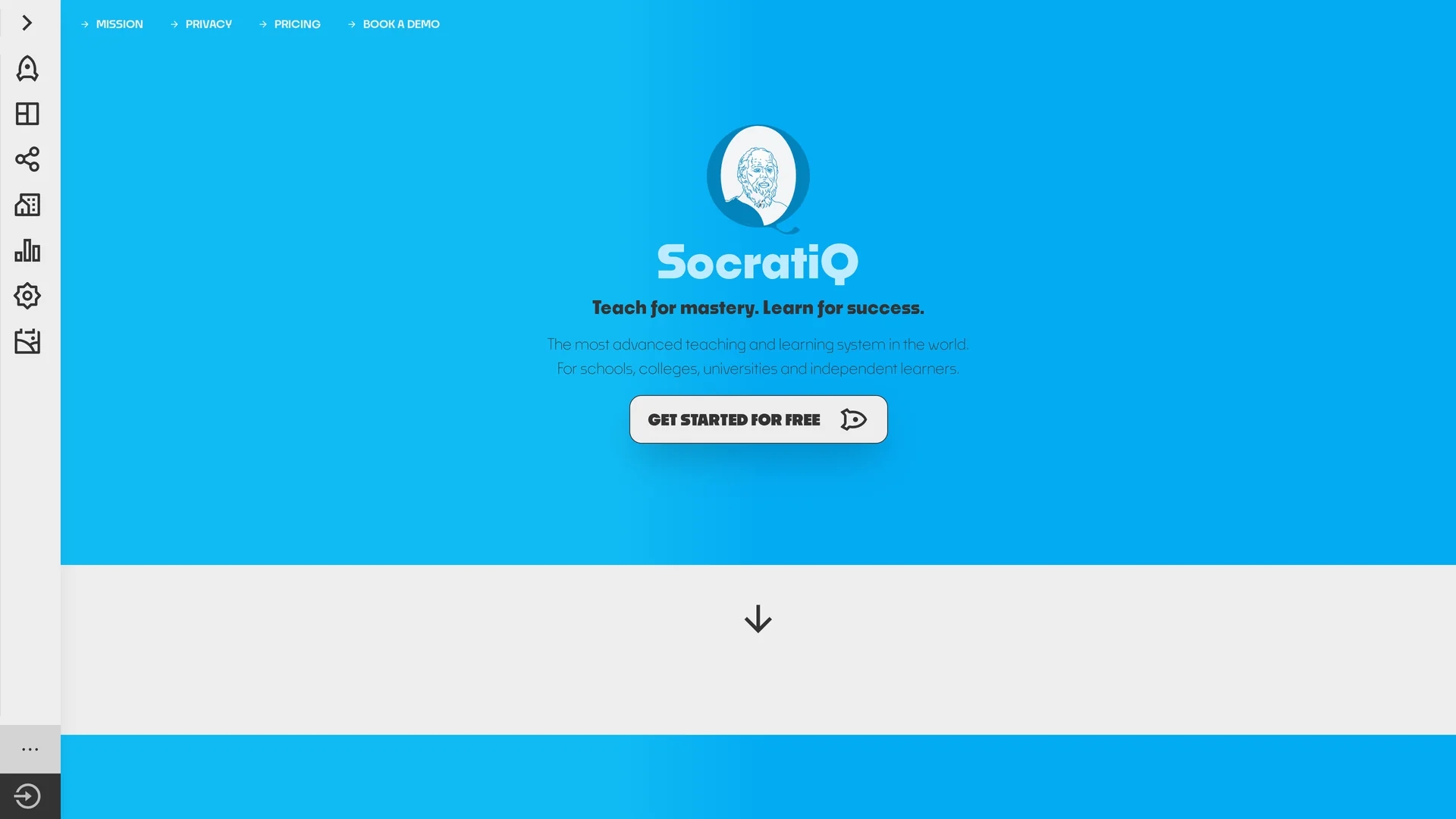 socratiq homepage