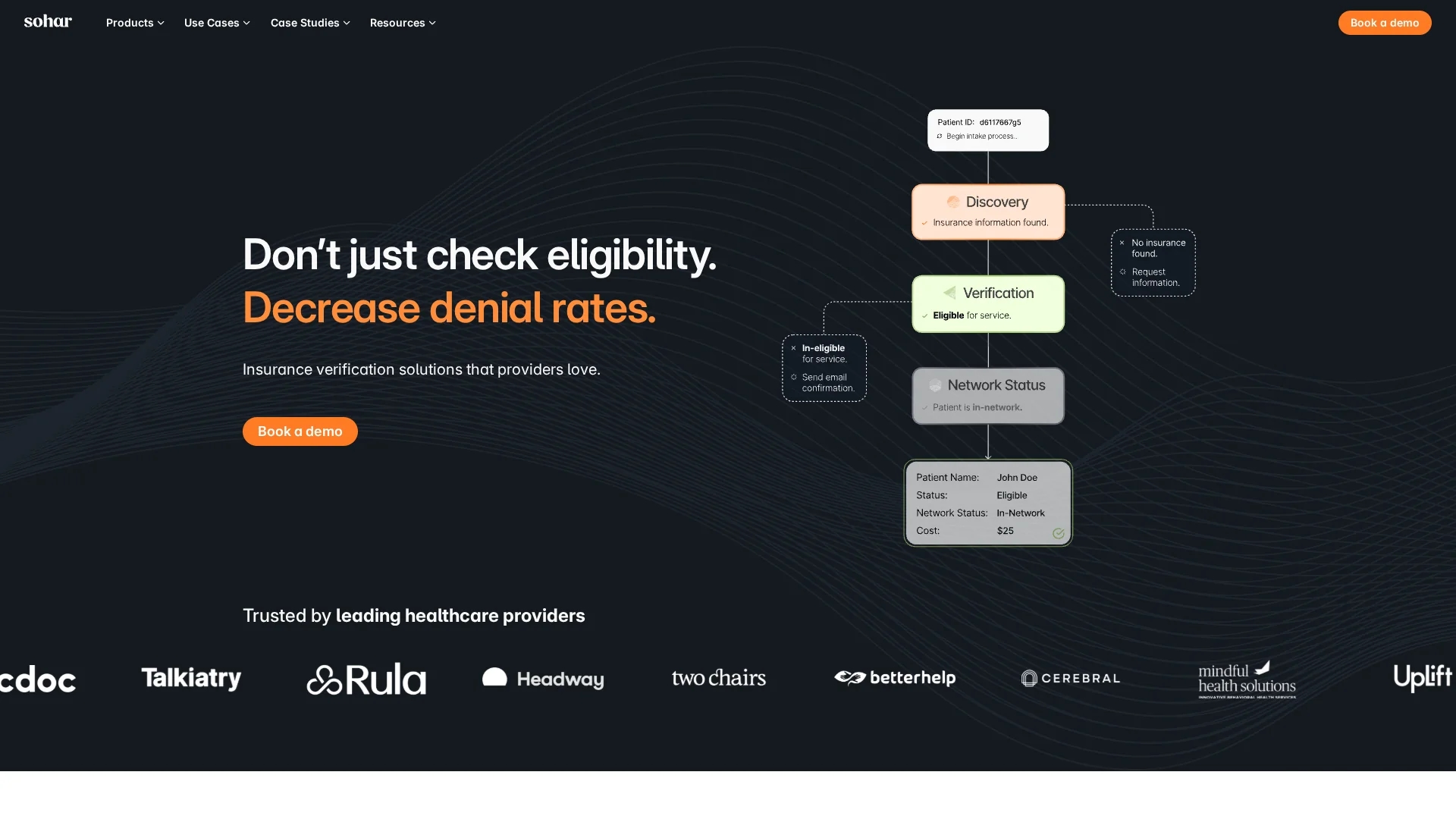 soharhealth homepage